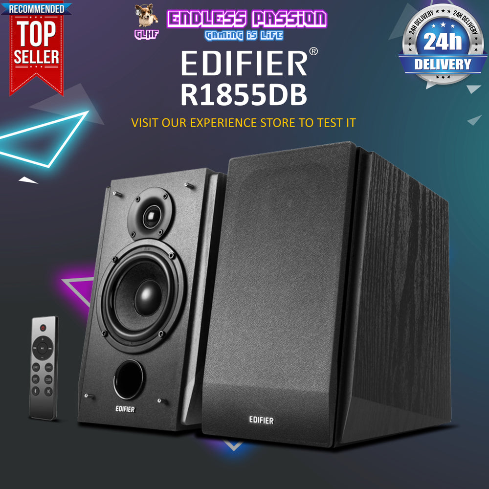Edifier R1855DB Active 2.0 Bluetooth Bookshelf Speakers – Endless Passion
