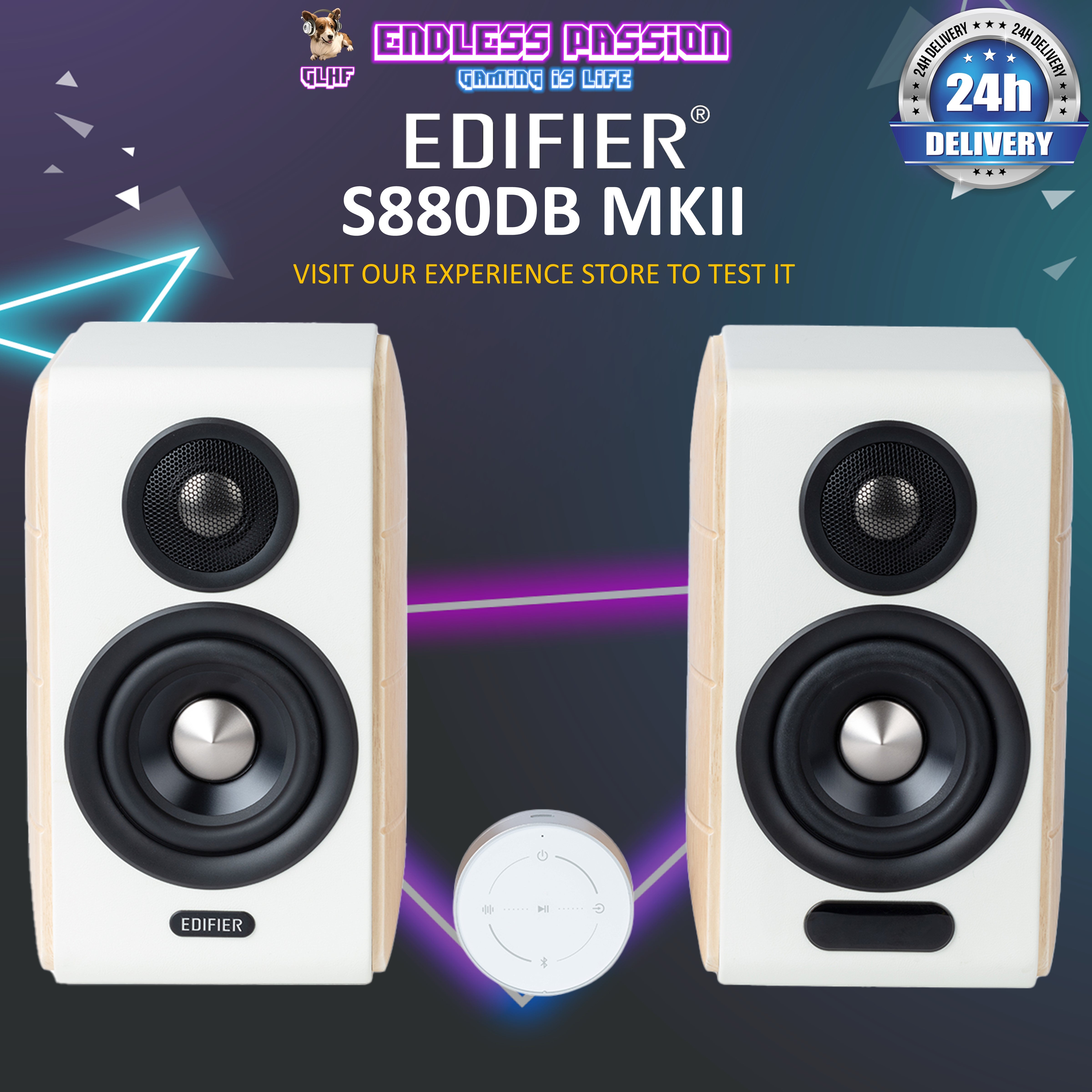 Edifier S880DB MKII Active Powered Bookshelf Speakers – Endless