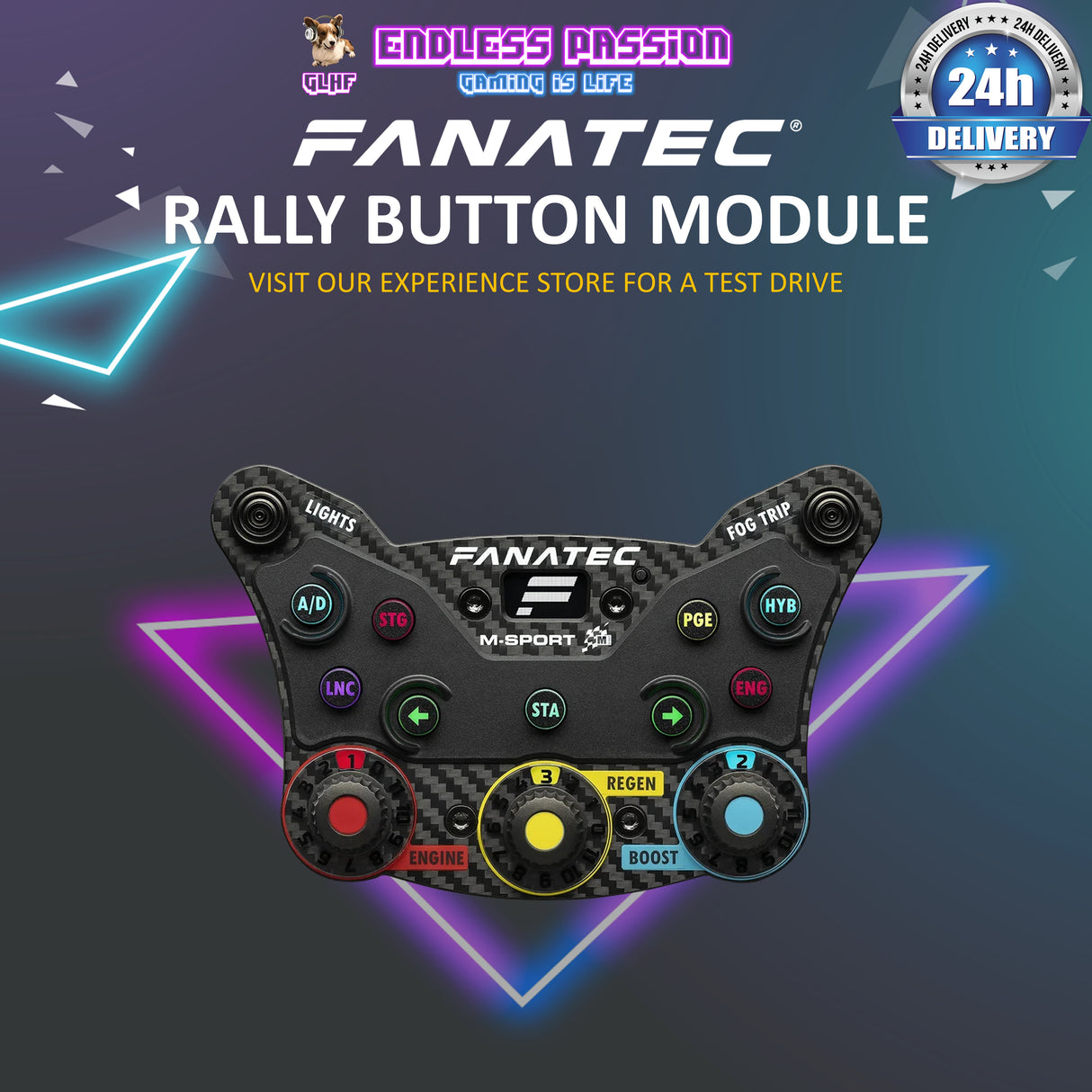 Fanatec Podium Button Module Rally [PRE ORDER]