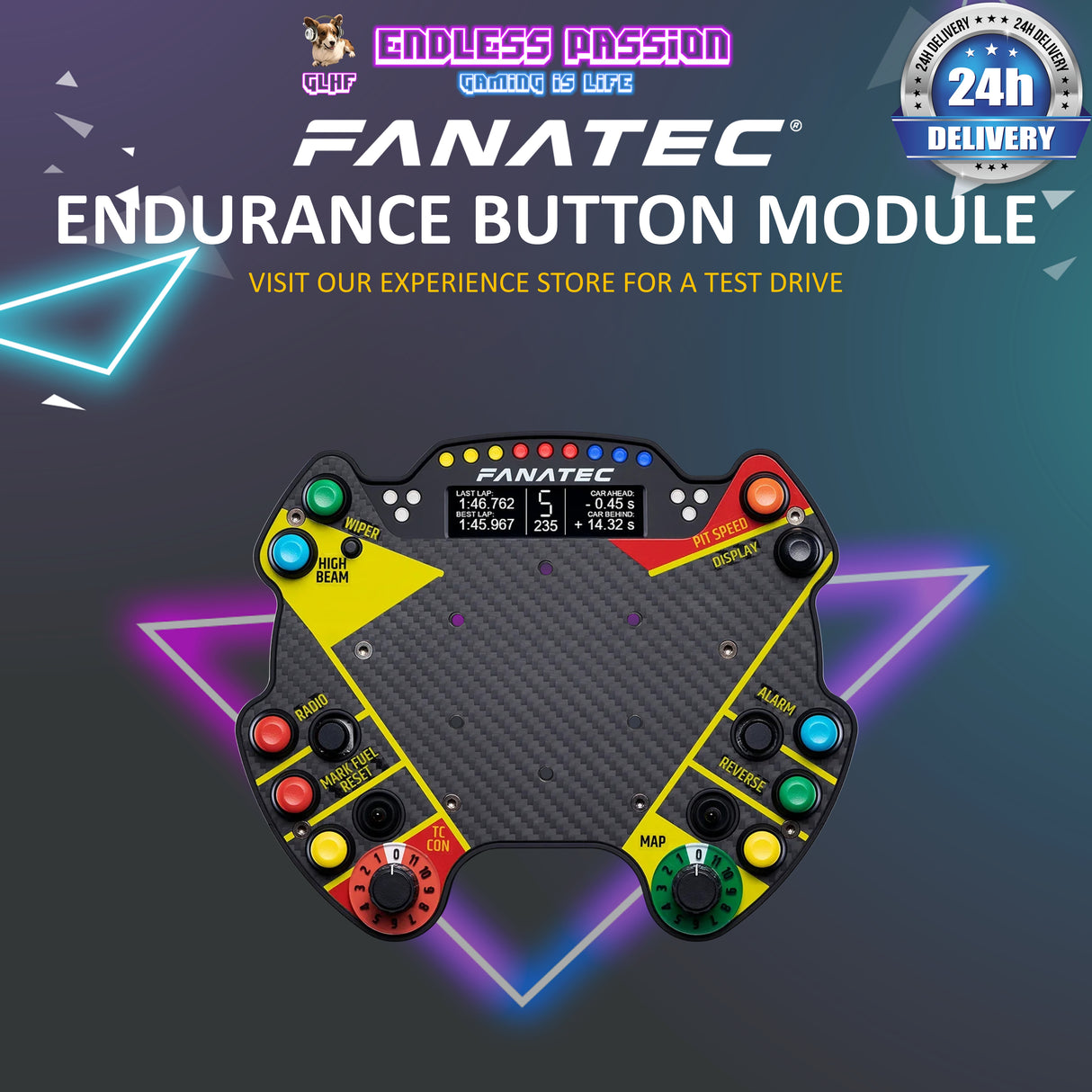 Fanatec Podium Button Module Endurance [PRE ORDER]