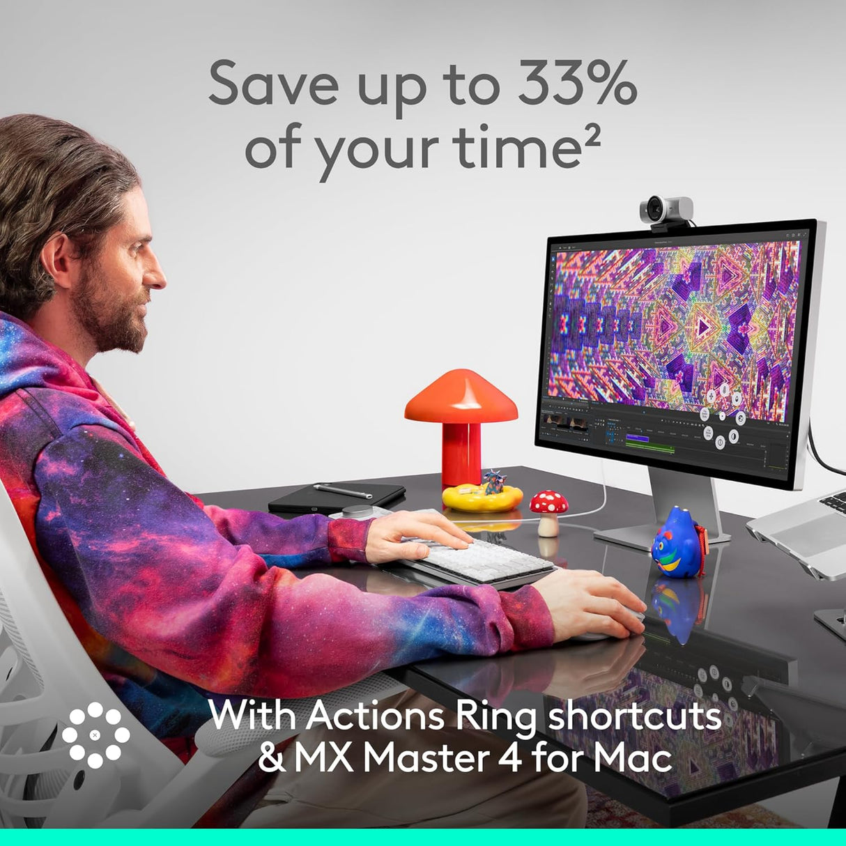 Logitech MX Master 4 Ergonomic Wireless Mouse With Haptic Feedback