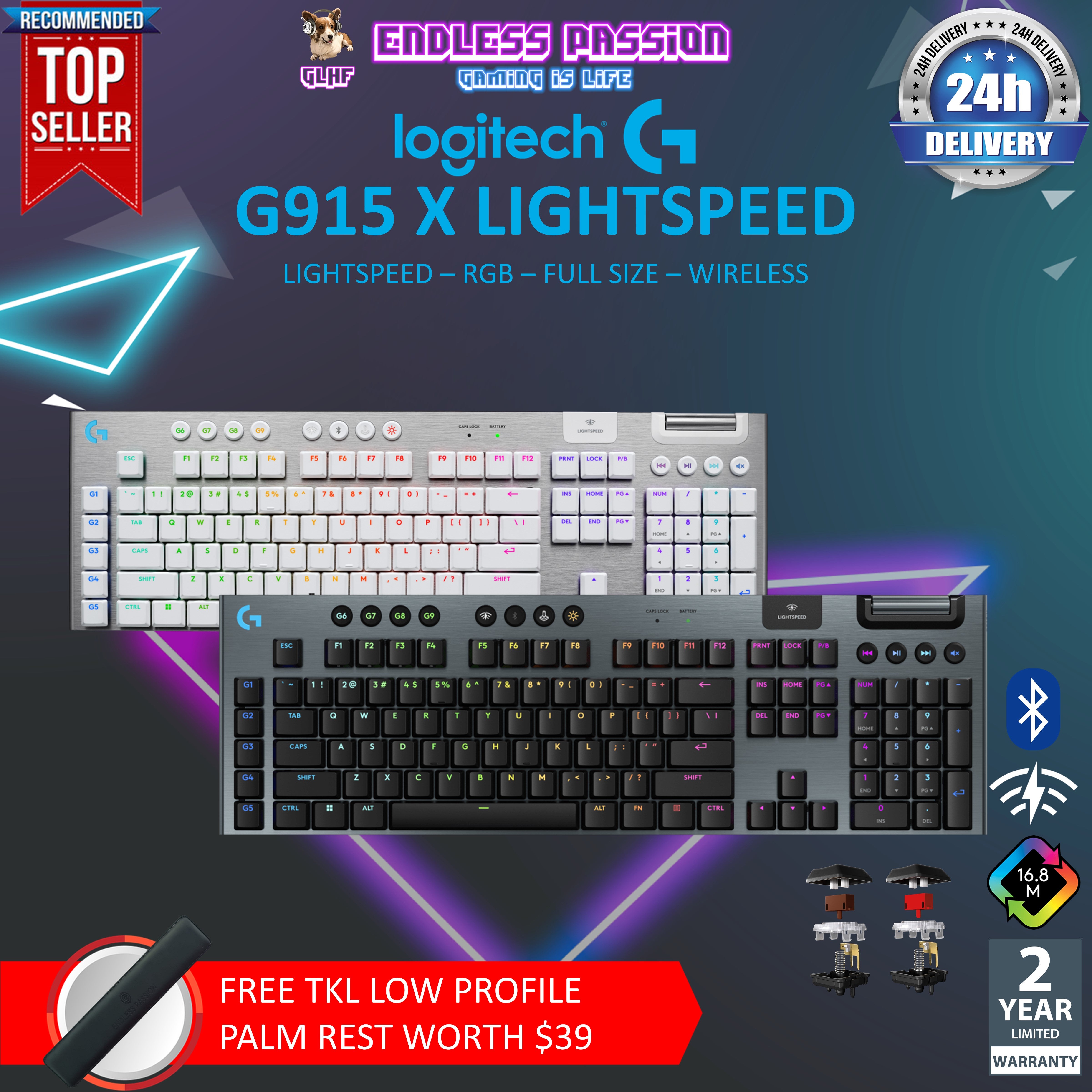 ヘッドホン G915X LIGHTSPEED TKL G915X LIGHTSPEED Amazon.in: Buy Logitech G915 X Lightspeed TKL Low-Profile