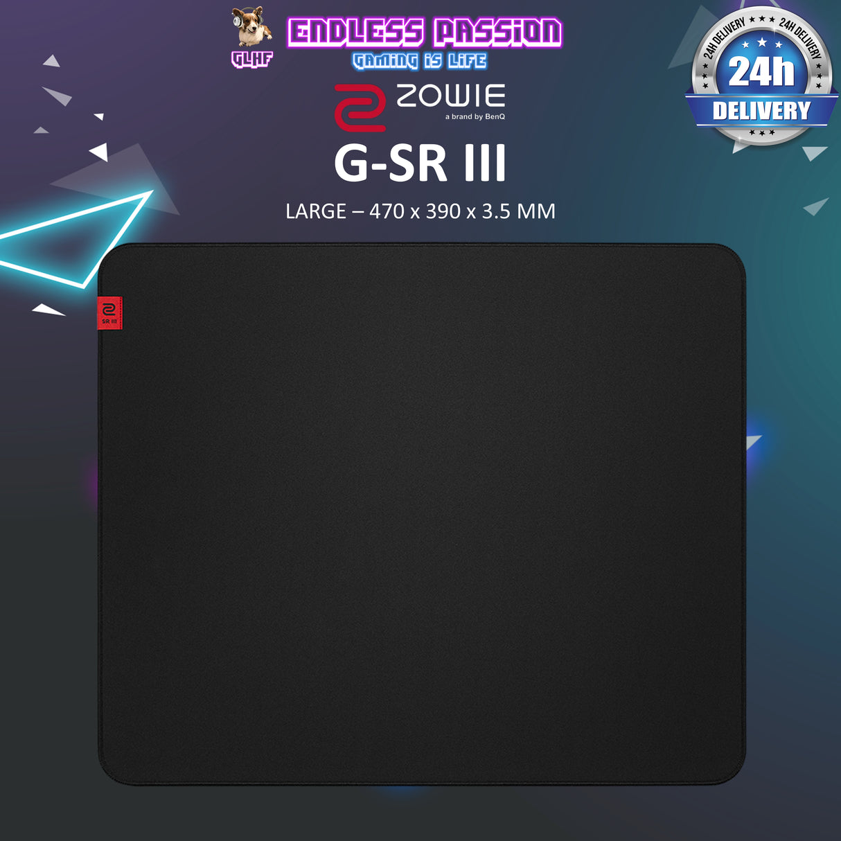 Zowie G-SR III Large Esports Gaming Mouse Pad