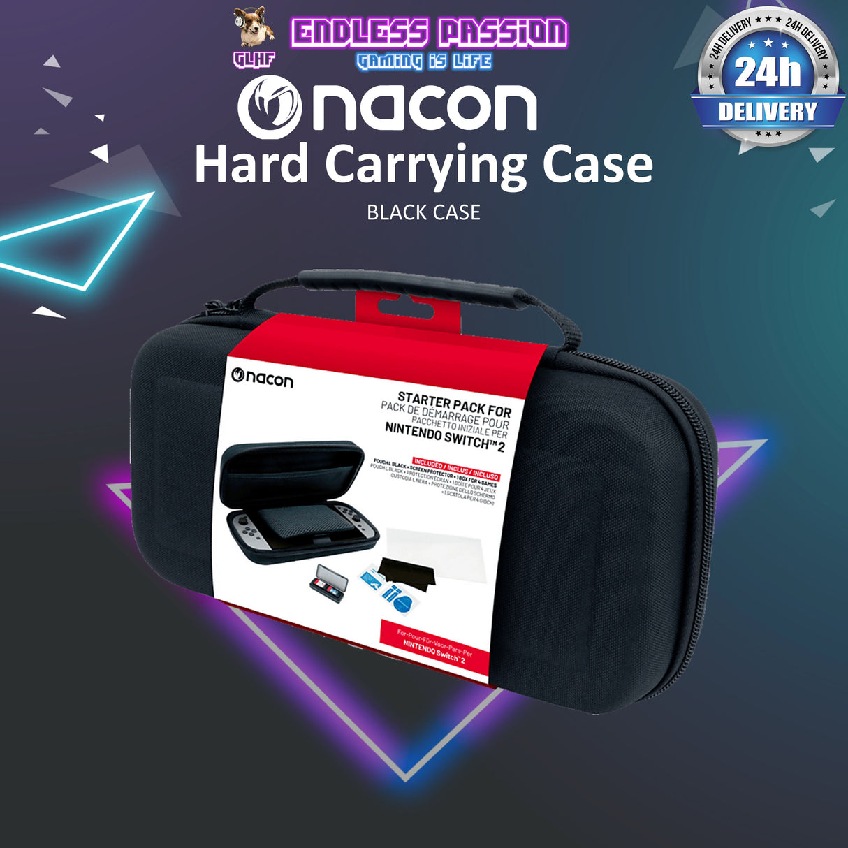 Hard Carrying Case for Console and Accessories for Nintendo Switch™2