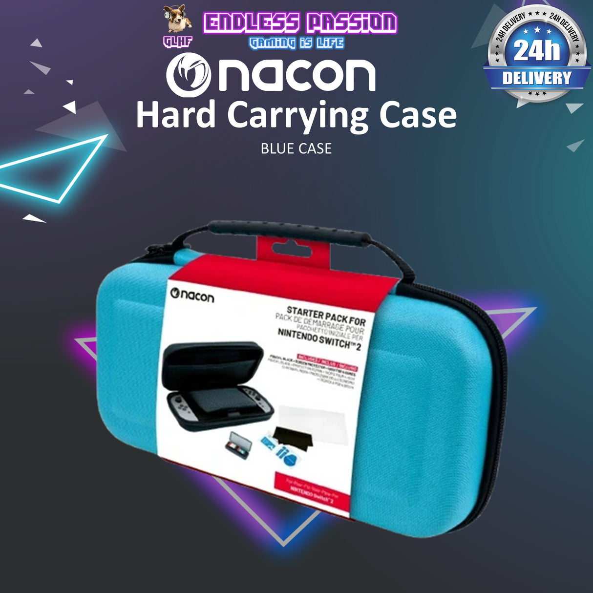 Hard Carrying Case for Console and Accessories for Nintendo Switch™2