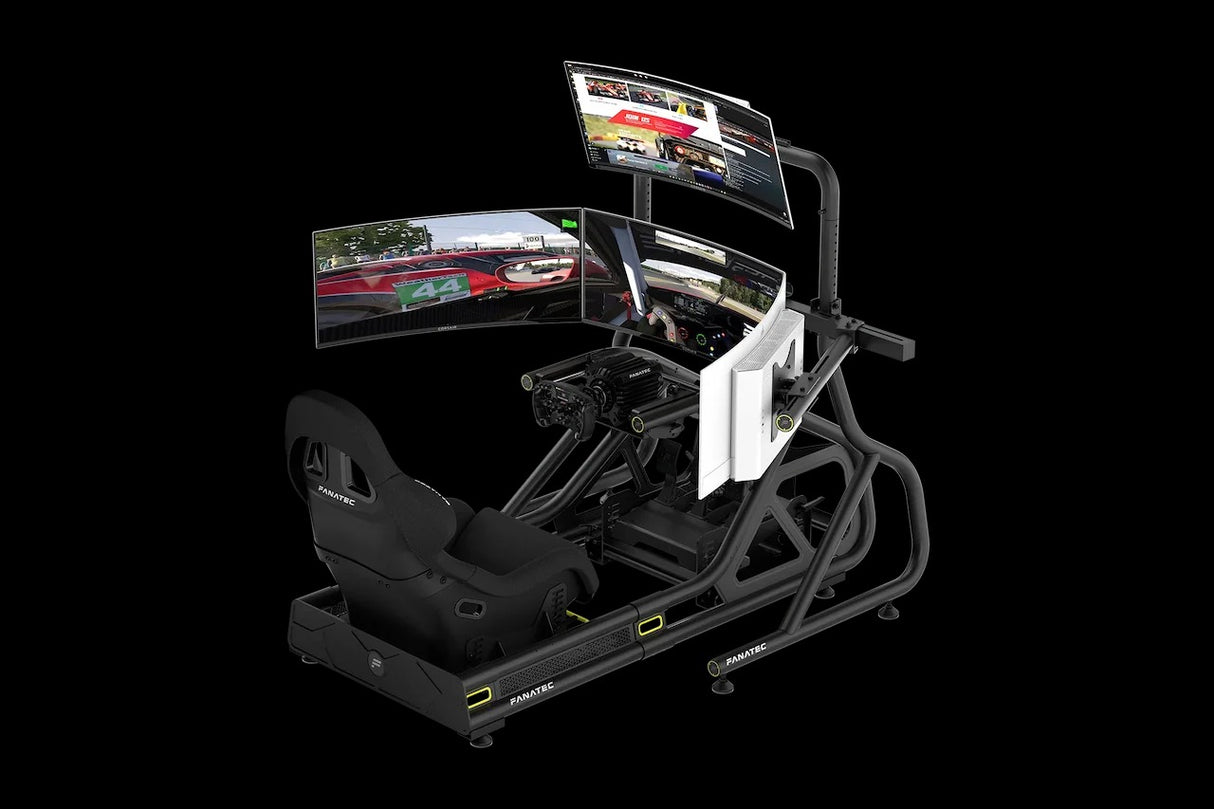 Fanatec ClubSport Cockpit Monitor Stand Triple Monitor Expansion Kit - Available in Black and White
