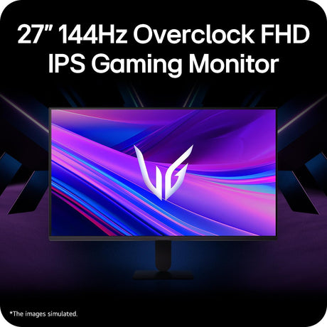 LG 27G411A-B 27-inch Ultragear Full HD (1920 x 1080) IPS Gaming Monitor, 144Hz (O/C), 1ms MBR