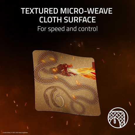 Razer Gigantus V2 - Soft Gaming Mouse Mat - Large - Counter-Strike 2 Edition - FRML Packaging