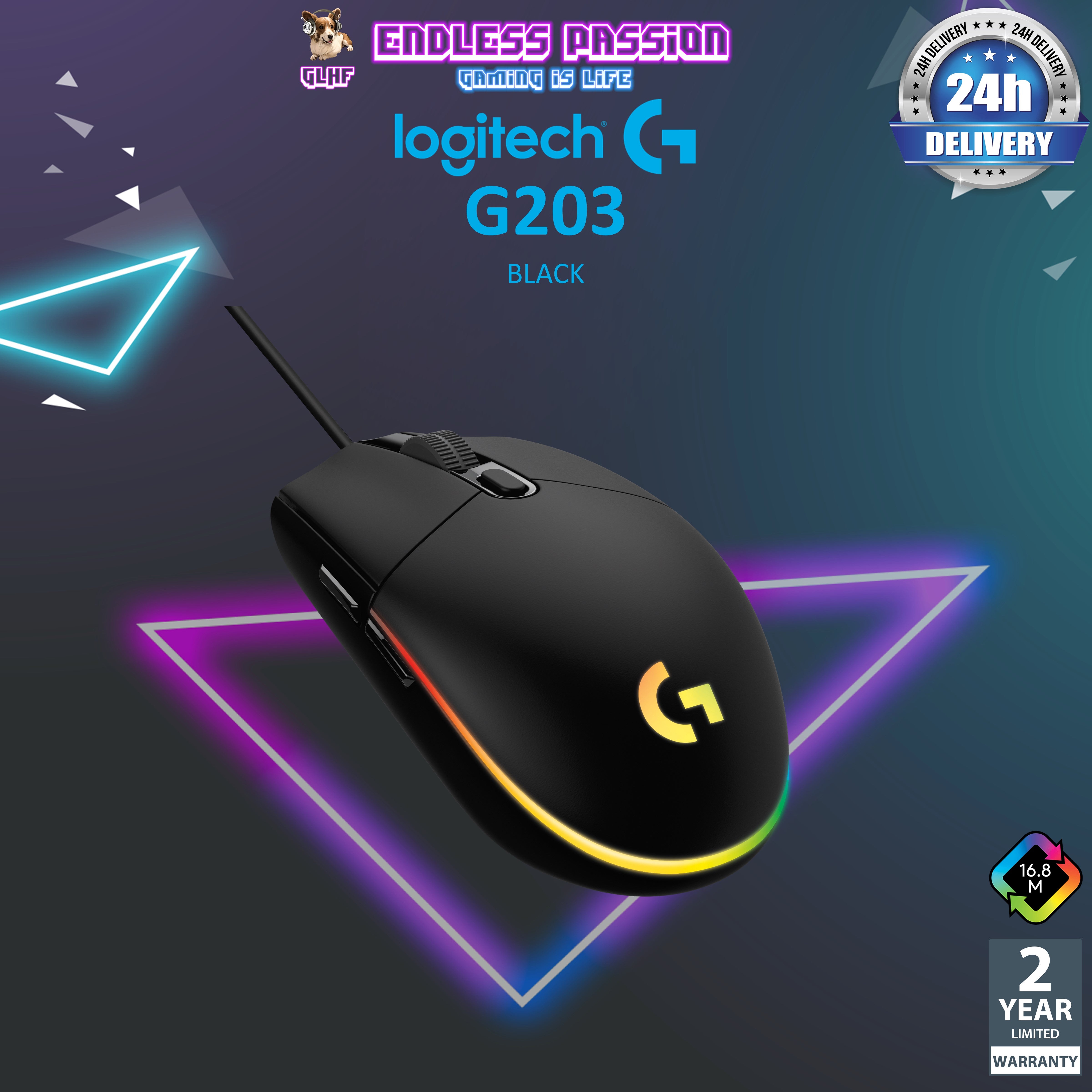 Combo logitech g203 online