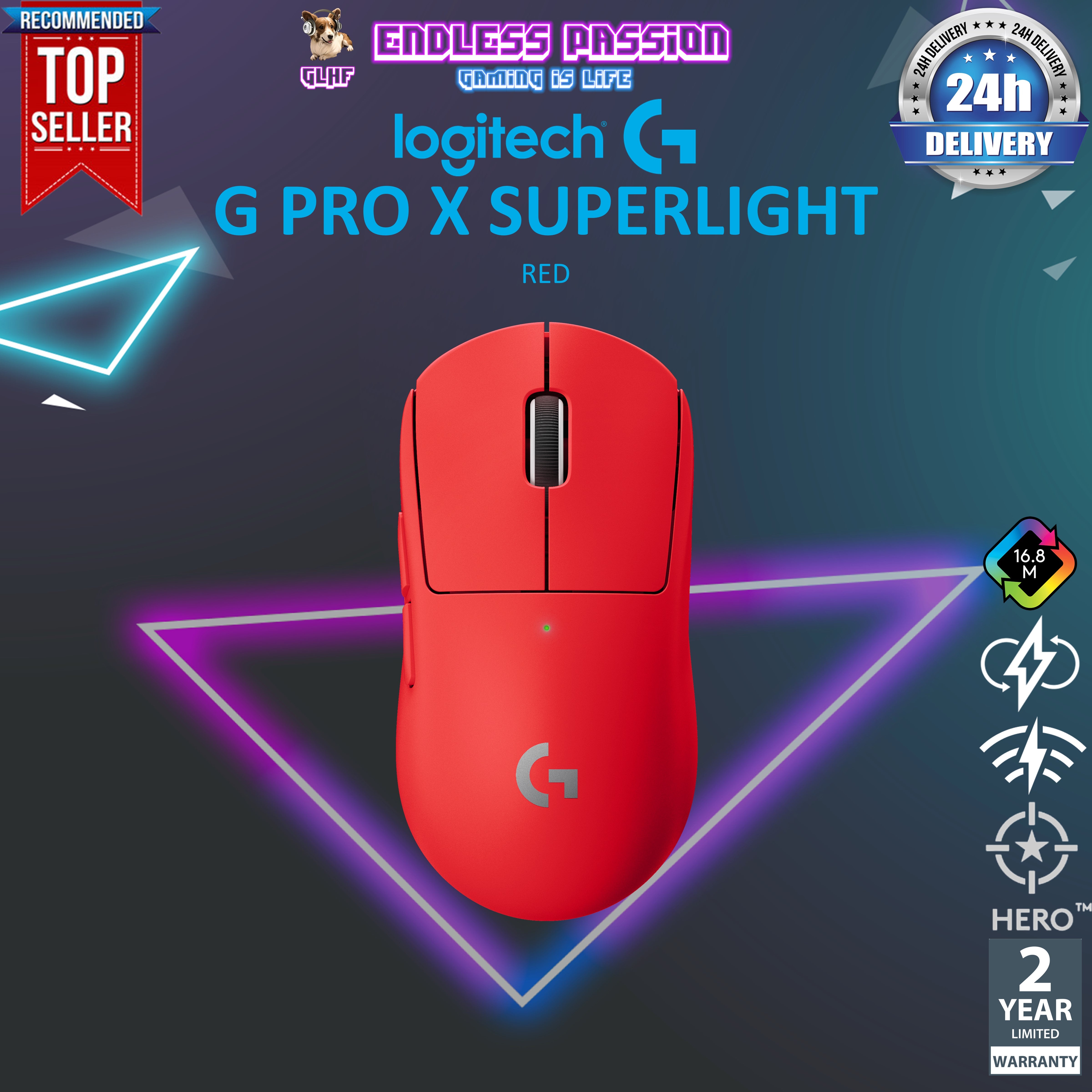 Logitech G PRO X SUPERLIGHT Wireless Gaming Mouse – Endless