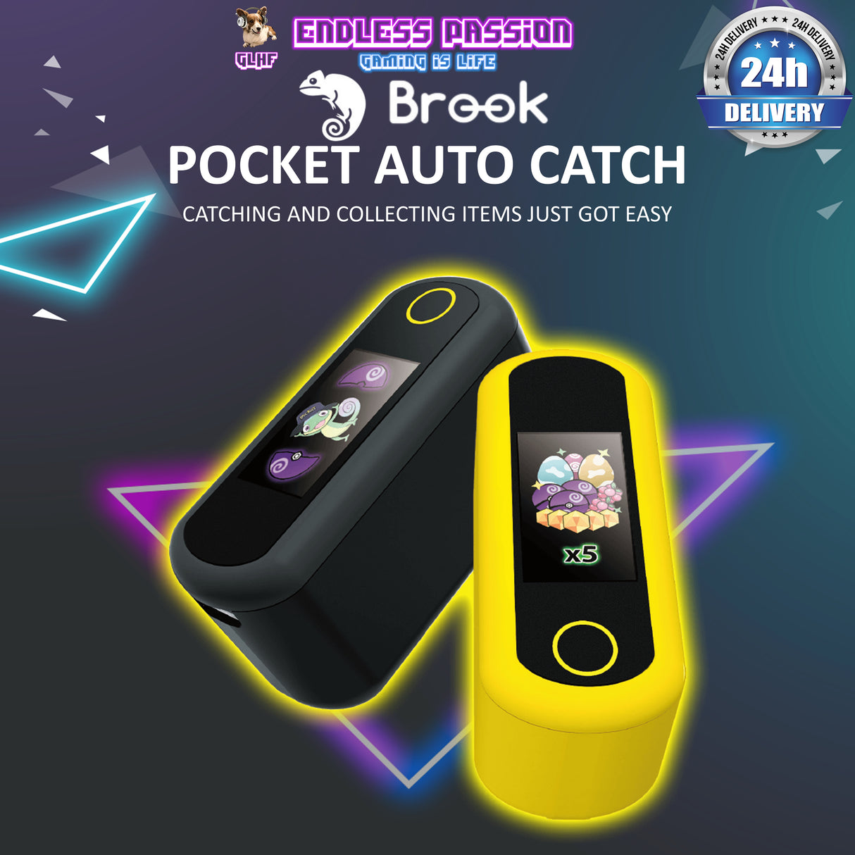 Brook Pocket Auto Catch - Dual Accounts Portable Version