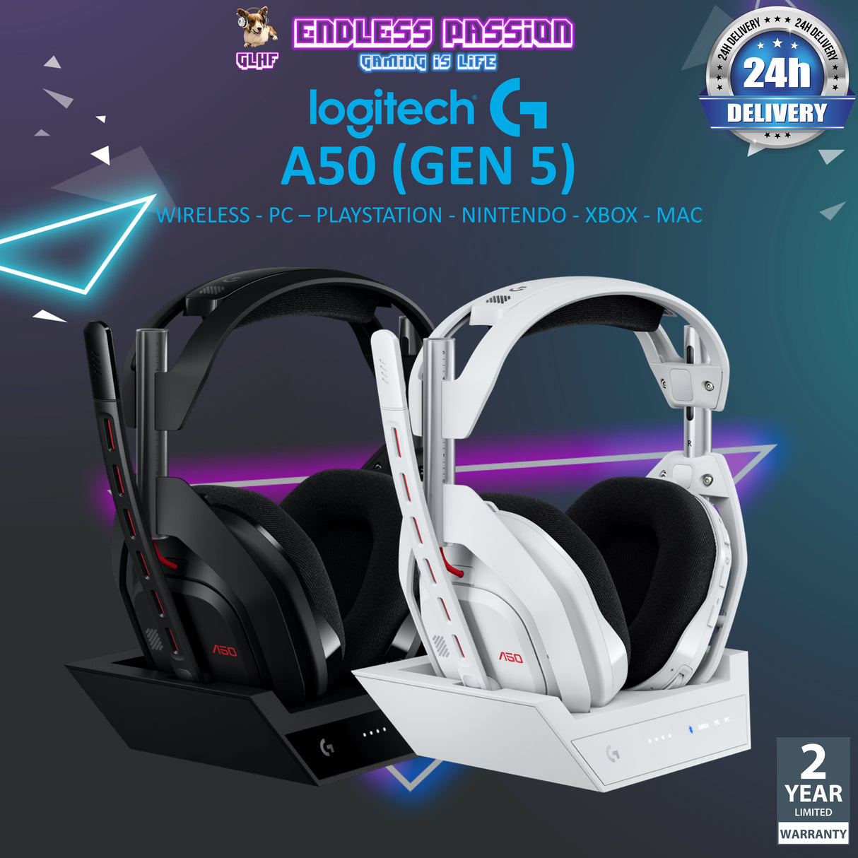 Logitech G Astro A50 (Gen 5) Wireless Gaming Headset