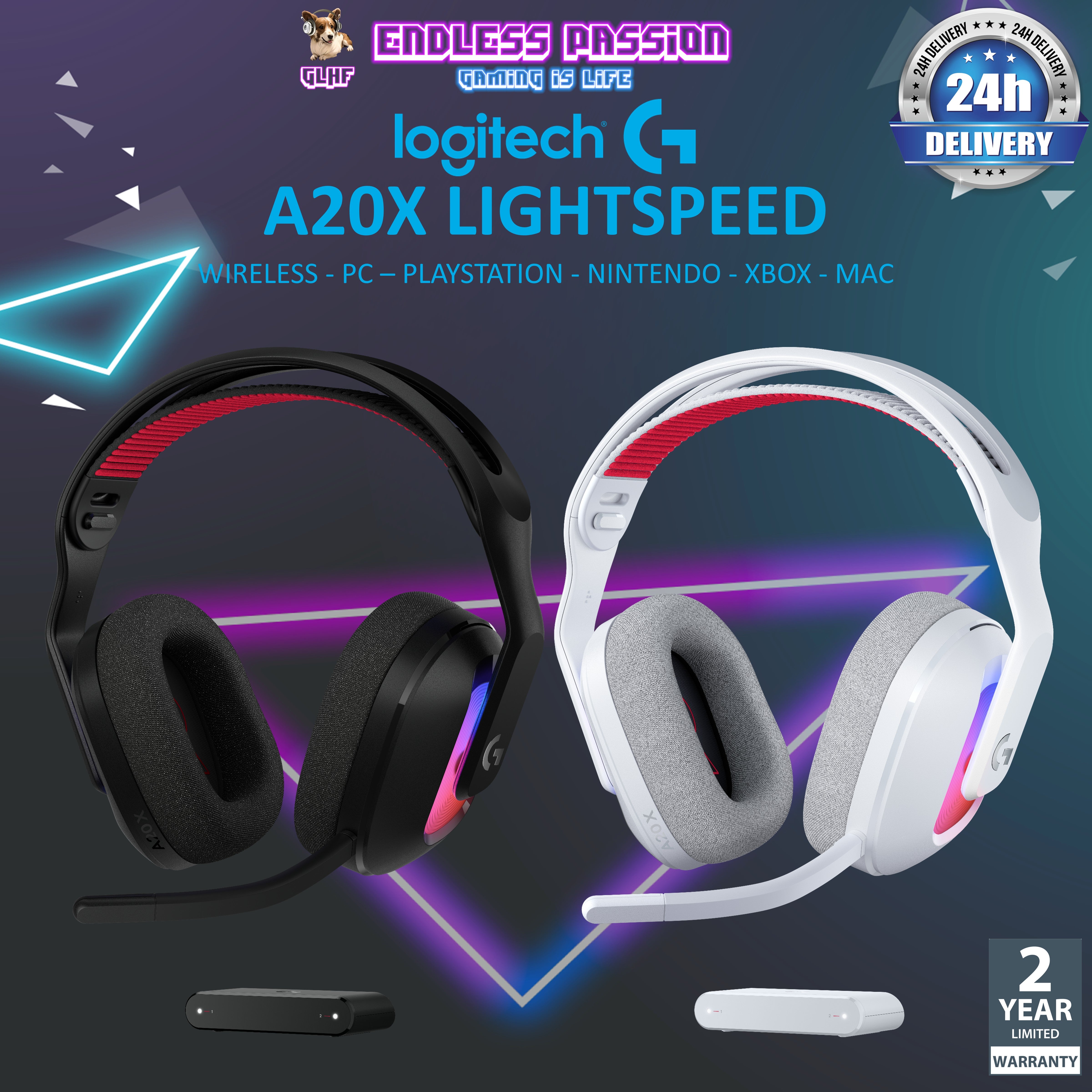Logitech G Astro A20 X Lightspeed Wireless Gaming Headset