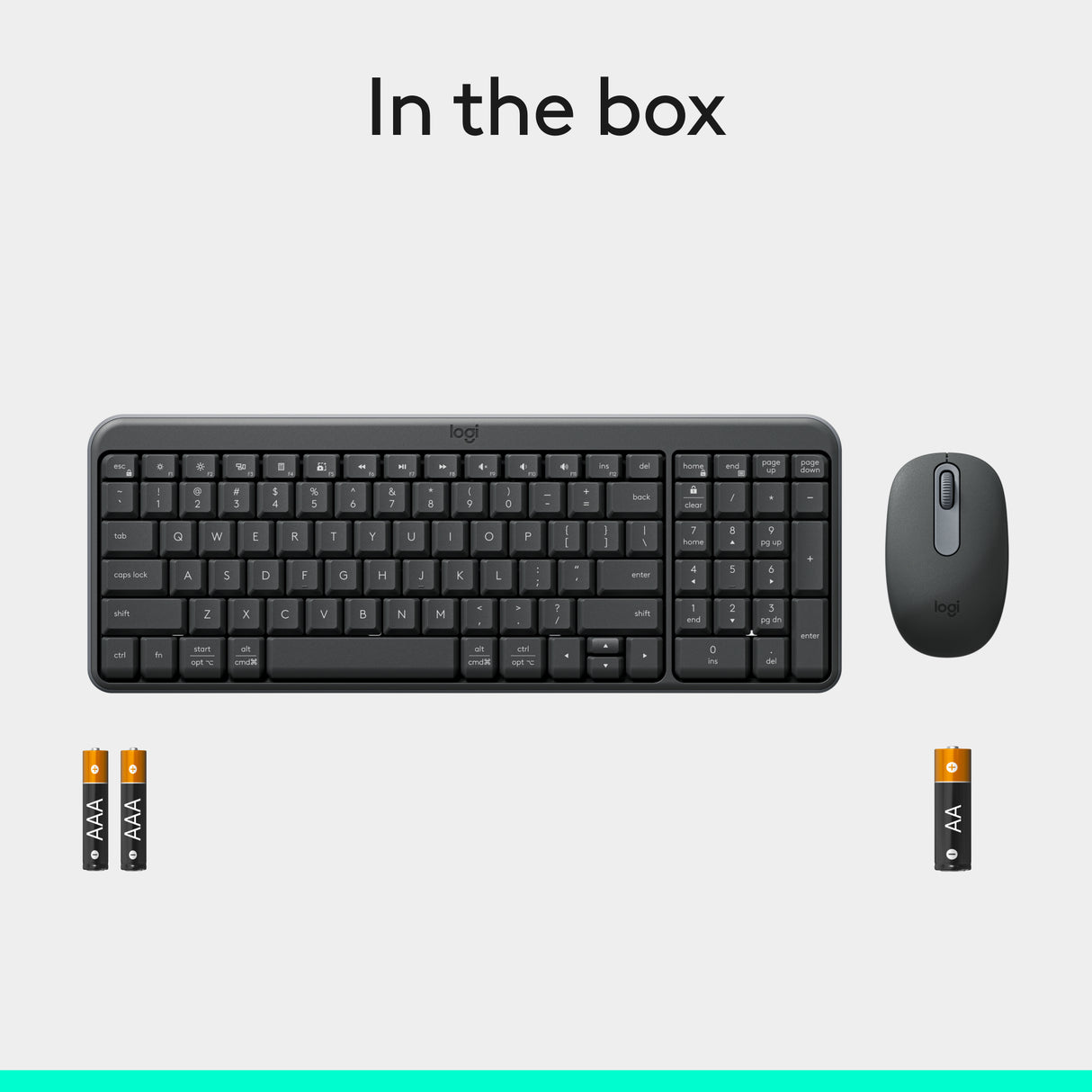 Logitech MK250 Compact Bluetooth® Wireless Combo