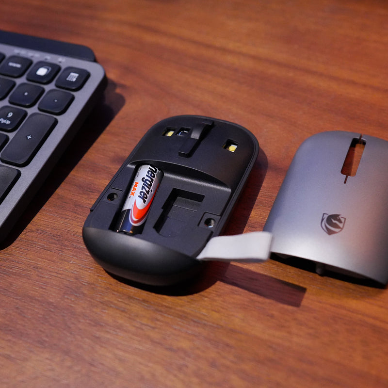 Steed MKB110DB - Silent Wireless Keyboard and Mouse Combo