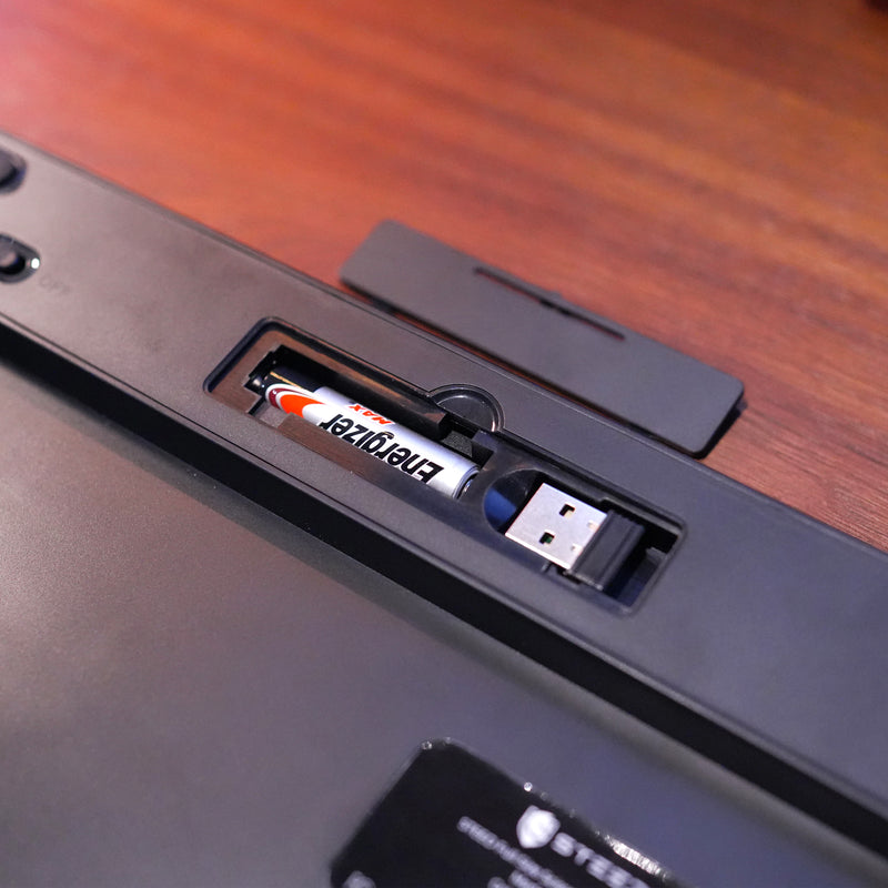Steed MKB110DB - Silent Wireless Keyboard and Mouse Combo