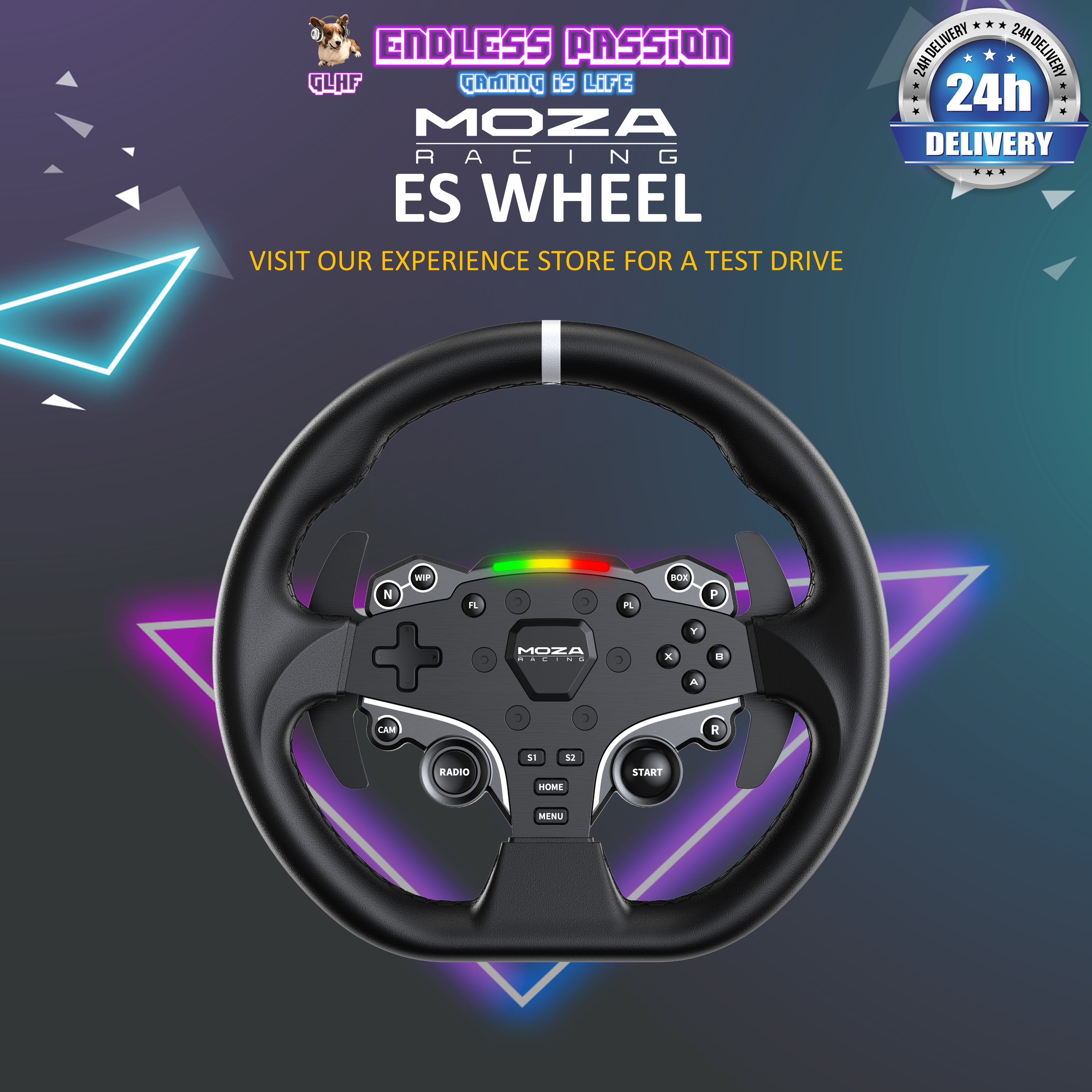 MOZA RACING ESX Steering Wheel ステアリング ホイール For