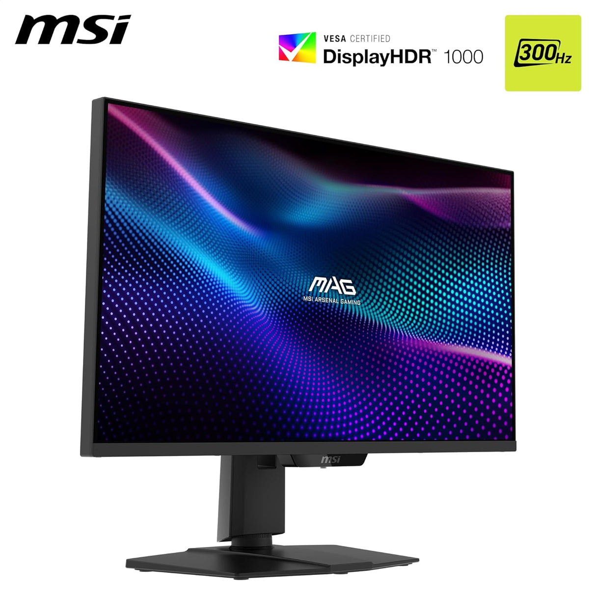 MSI MAG 274QPF X30 MV 27-inch QHD Mini-LED Gaming Monitor – 300Hz, HDR