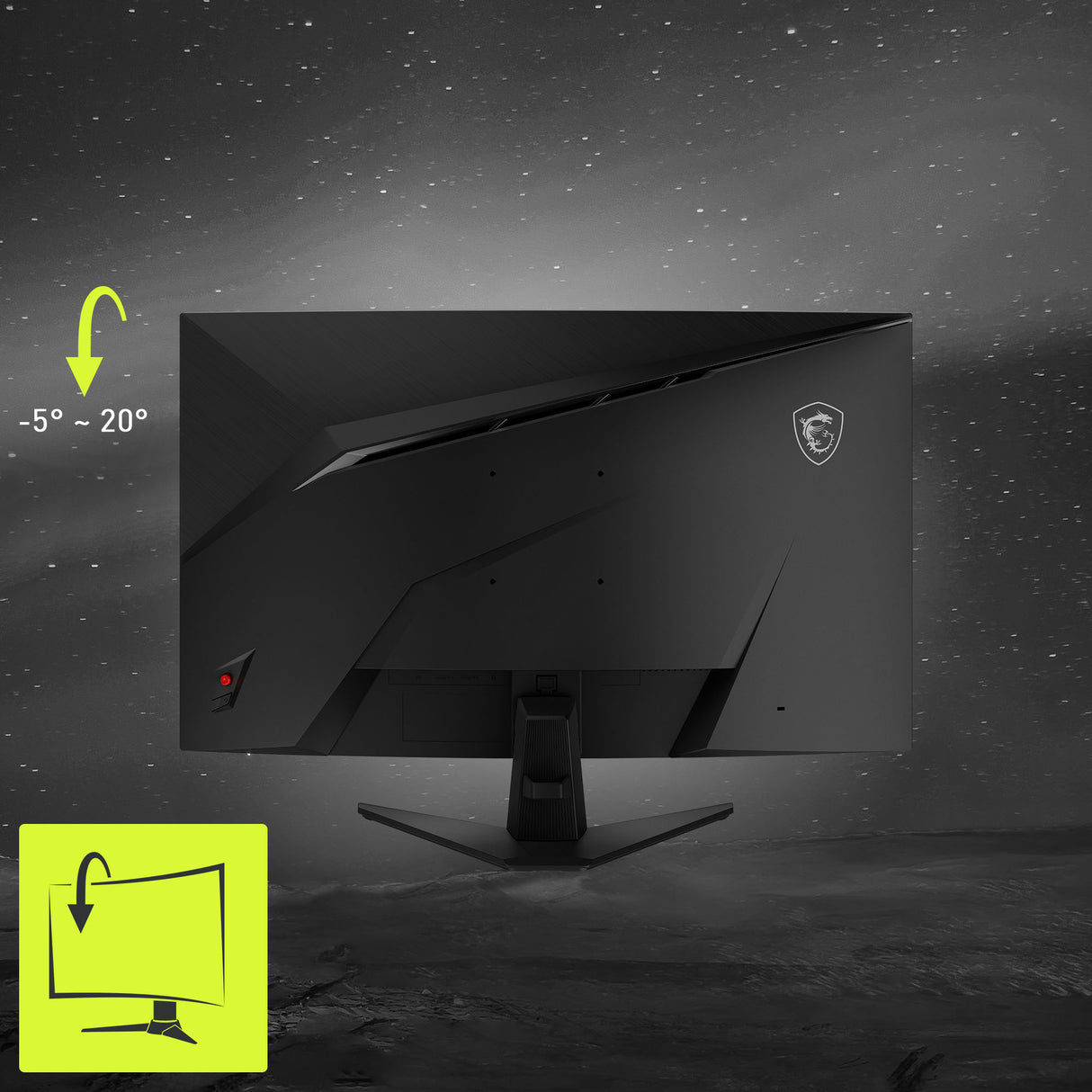 MSI MAG 321CQF E18 31.5" WQHD Rapid VA 180Hz Gaming Monitor