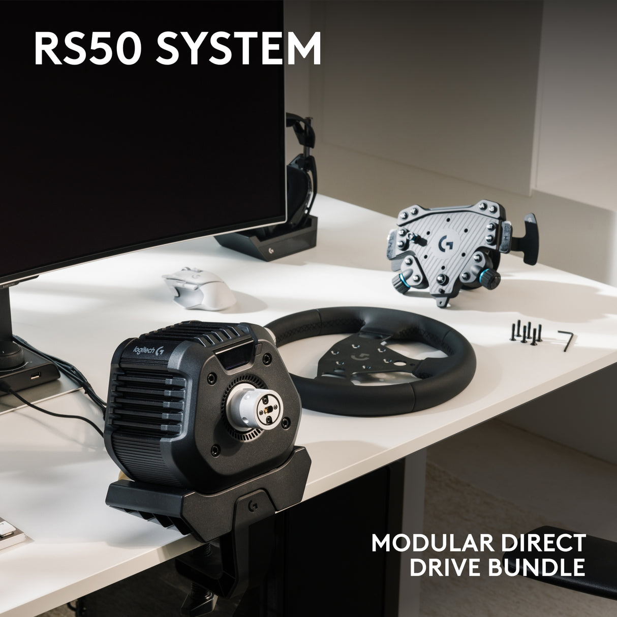 Logitech G RS50 Direct Drive Racing Wheel Bundle