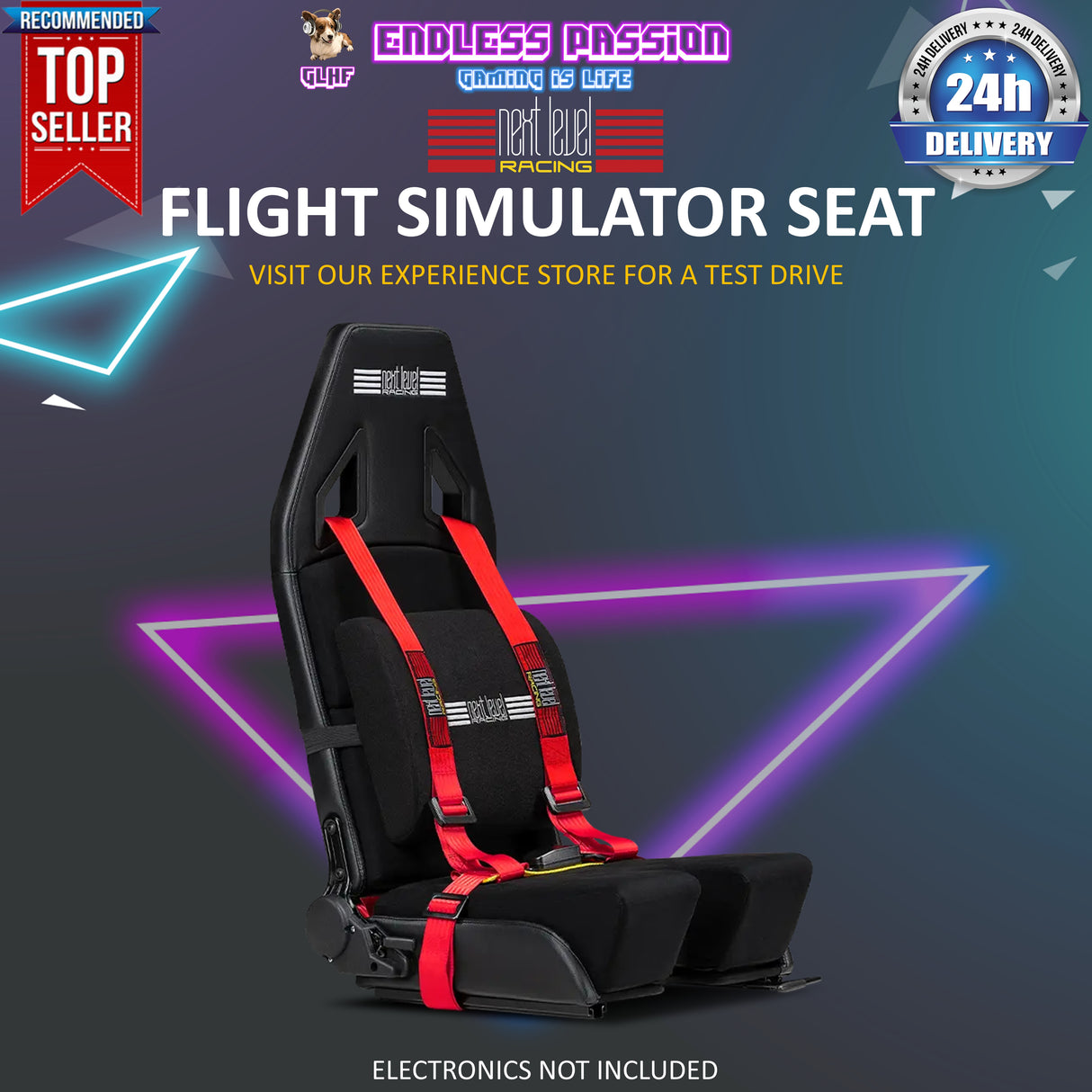 Next Level Racing Flight Simulator Seat - NLR-S030