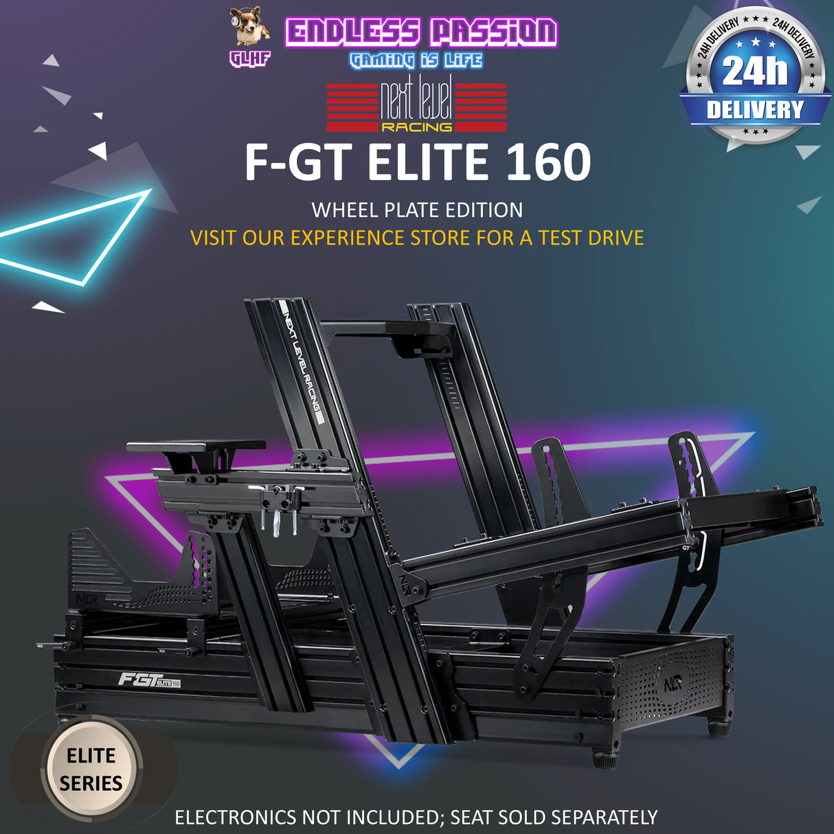 Next Level Racing F-GT Elite 160 Wheel Plate Edition (NLR-E025)