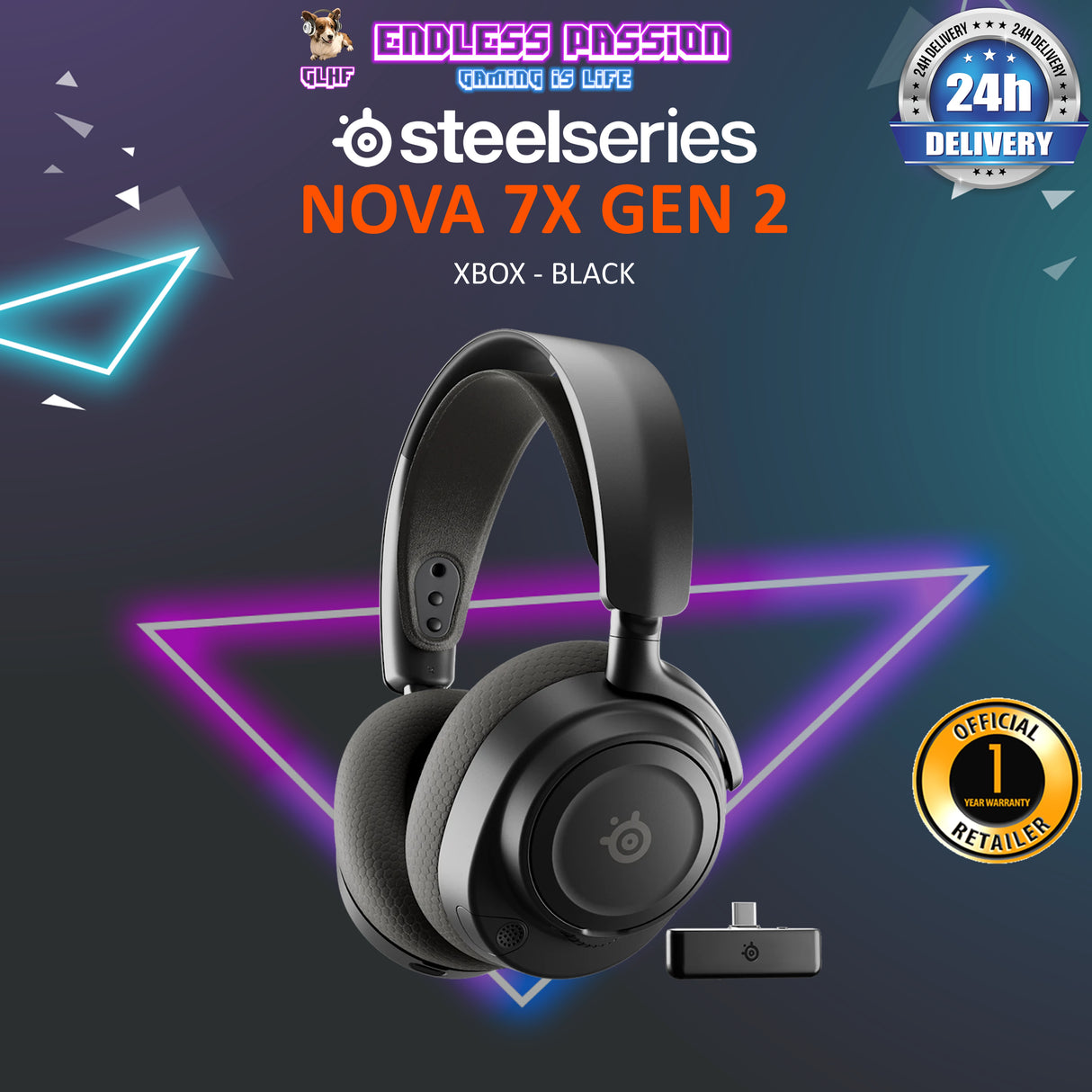 SteelSeries Arctis Nova 7X Wireless Gen 2 Gaming Headset for Xbox