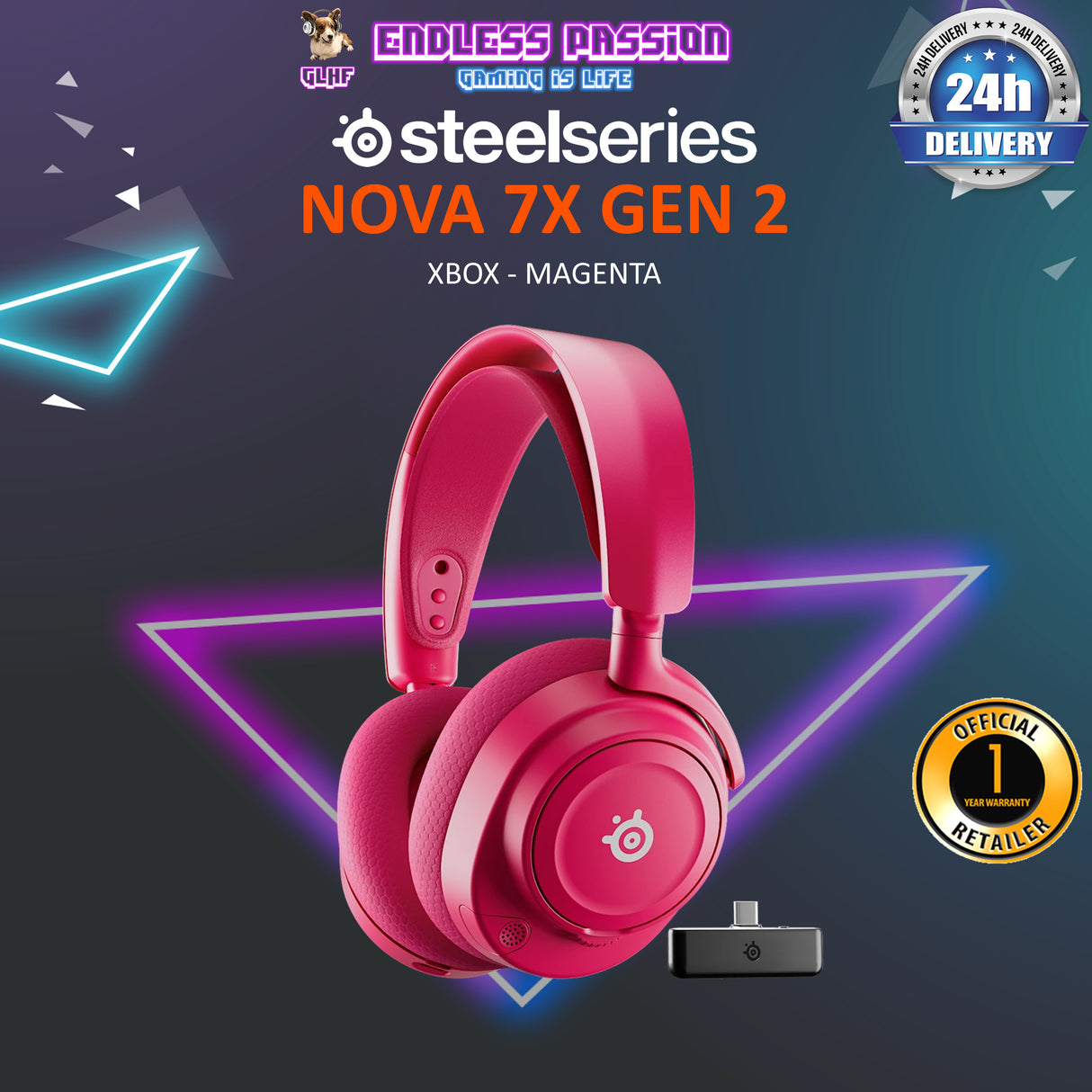 SteelSeries Arctis Nova 7X Wireless Gen 2 Gaming Headset for Xbox