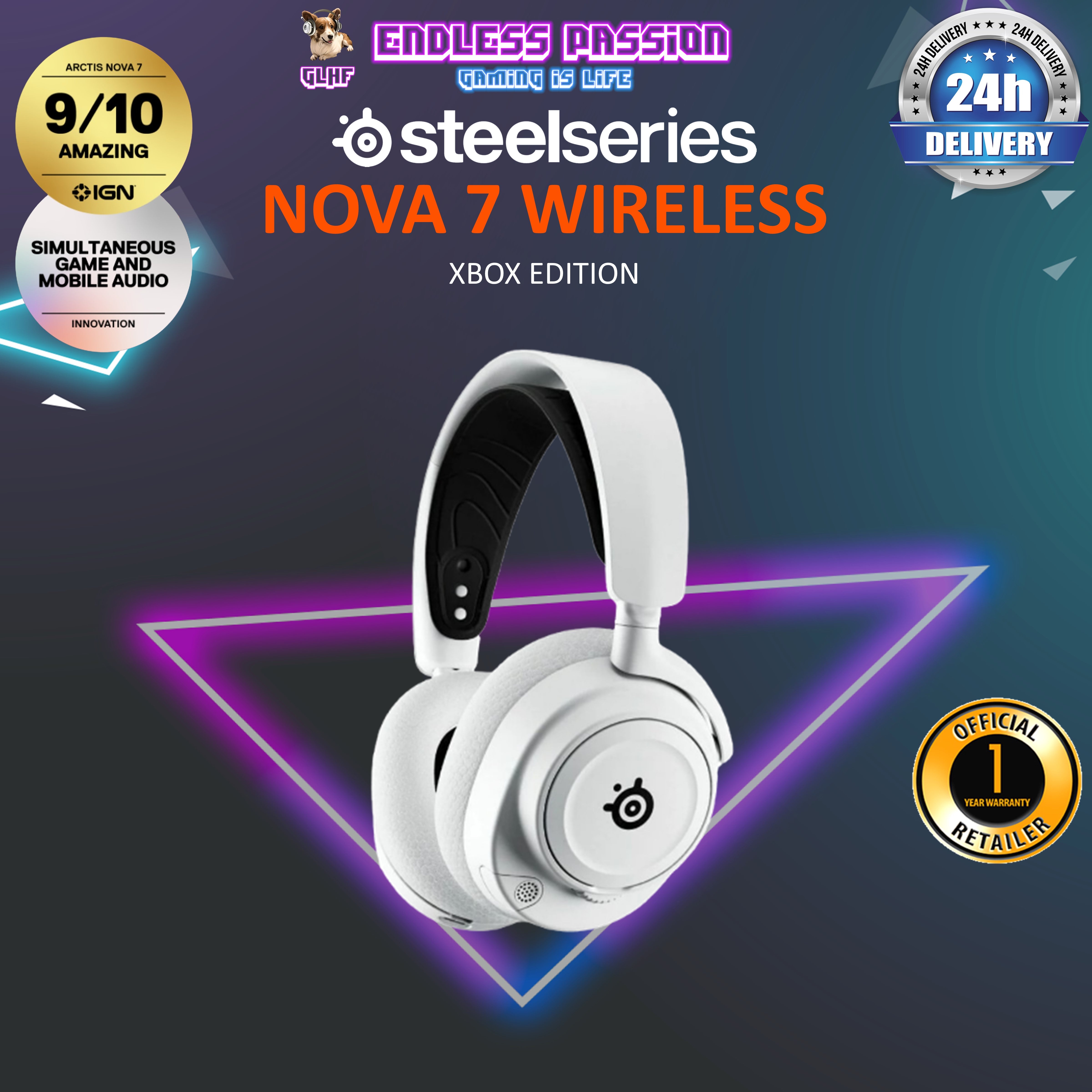 SteelSeries Arctis Nova 7 Wireless Gaming Headset – Endless