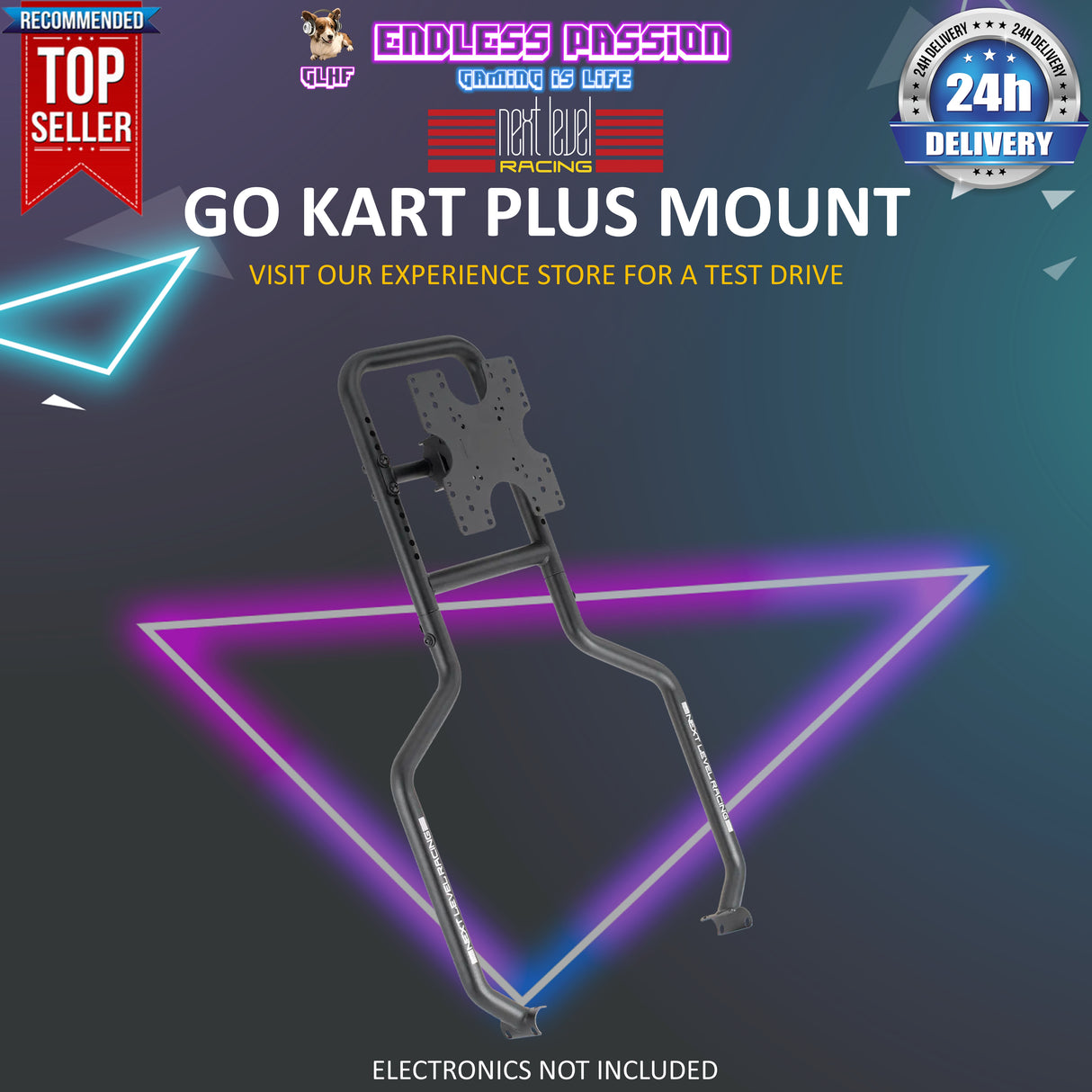 Next Level Racing Go Kart Plus Direct Monitor Mount - NLR-S036