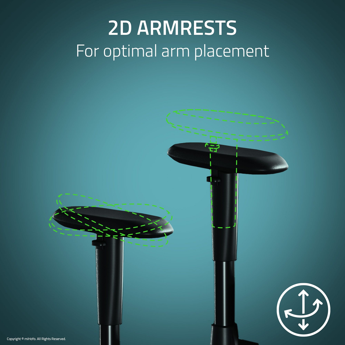 Razer Iskur V2 X Zenless Zone Zero Edition - Core Ergonomic Gaming Chair-Black Fabric