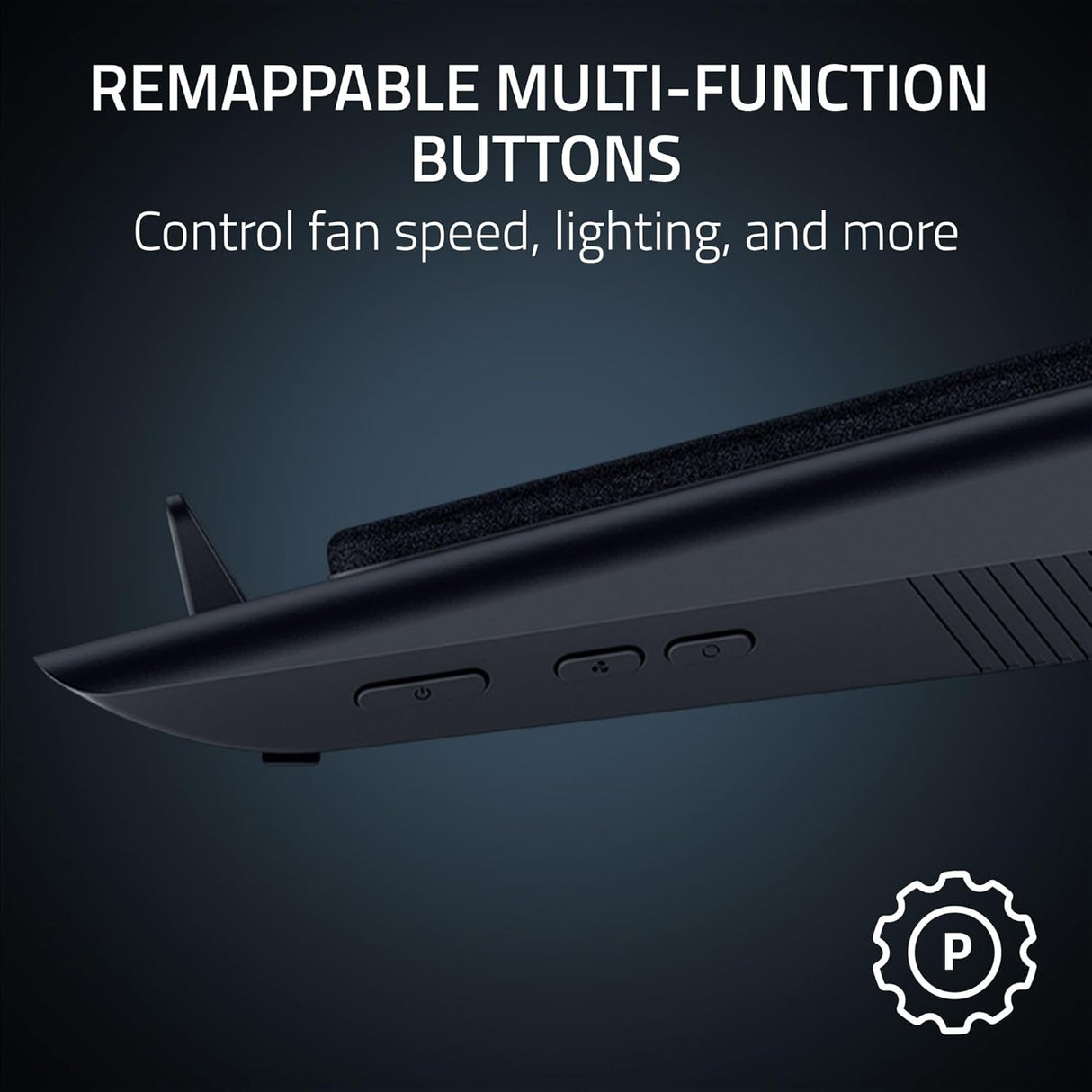 Razer Ergonomic Laptop Cooling Pad - Premium Cooling Solution for Gaming & Professional use