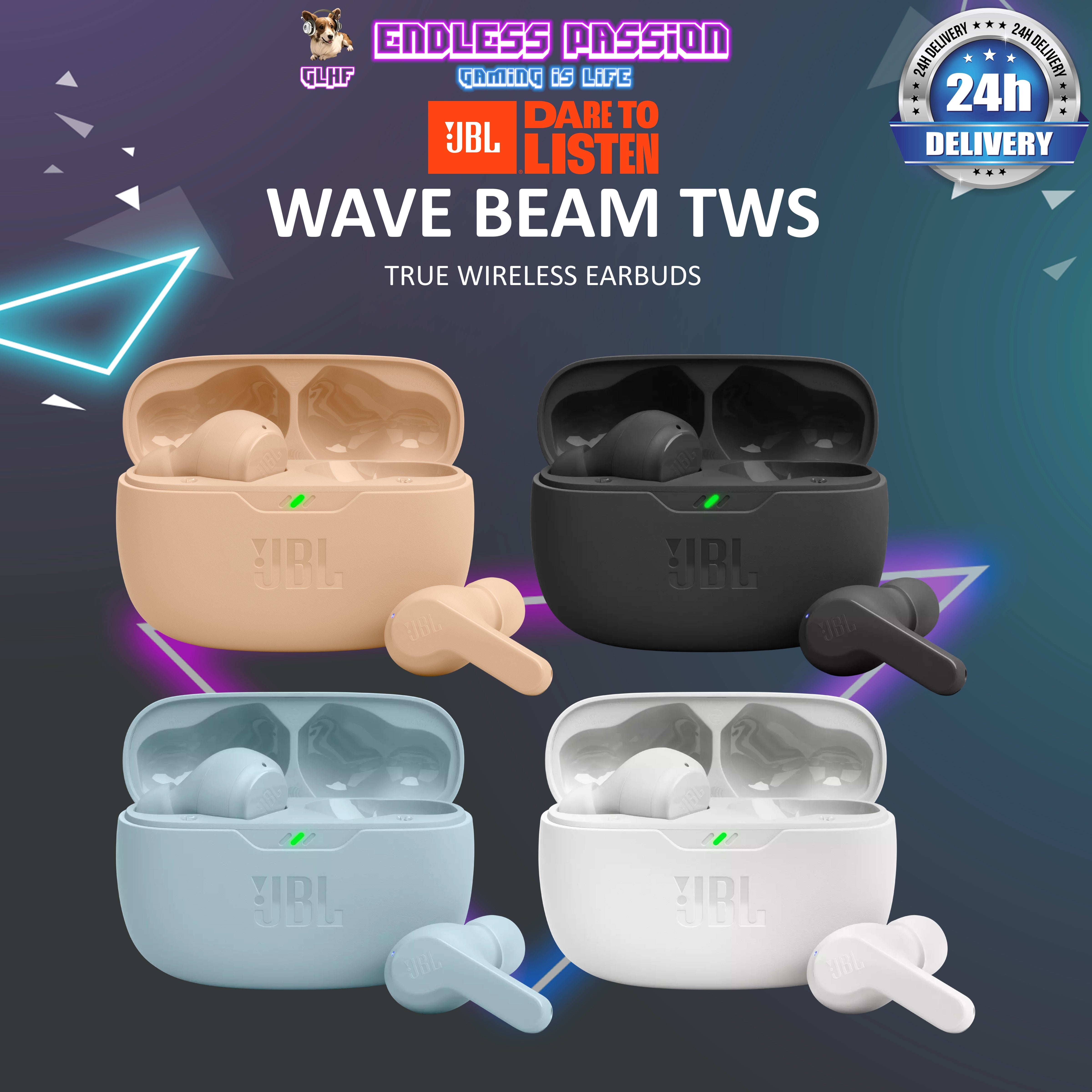 JBL Wave Beam True Wireless Earbuds – Endless Passion