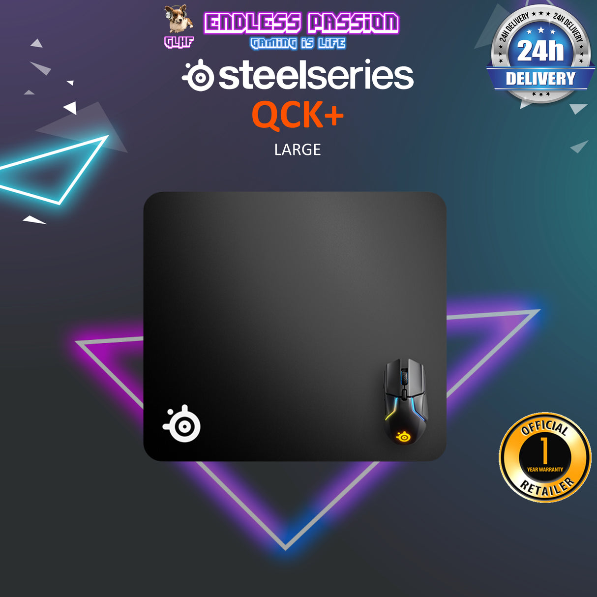 SteelSeries Qck Large Gaming Mousepad