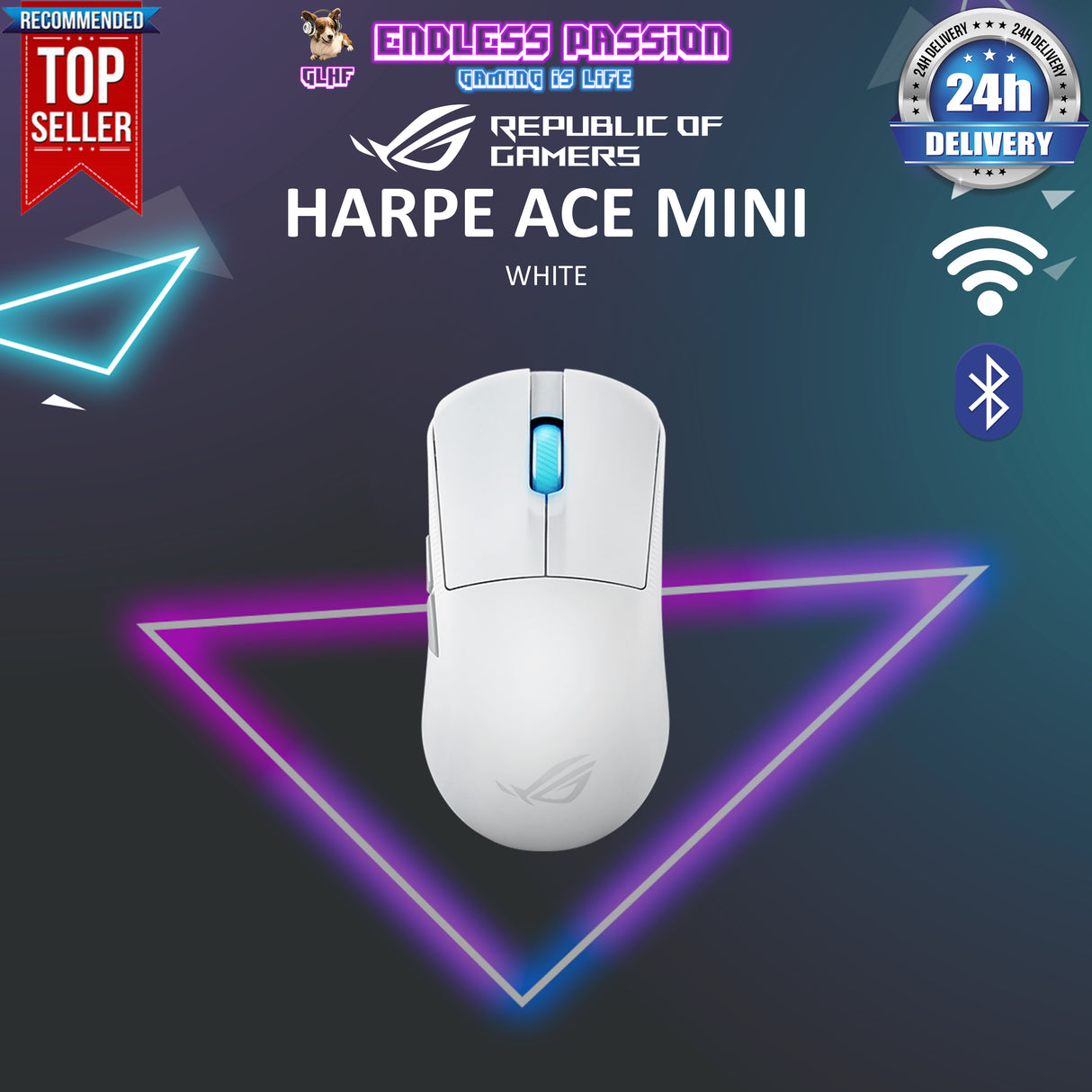 ASUS Rog Harpe Ace Mini Wireless Gaming Mouse