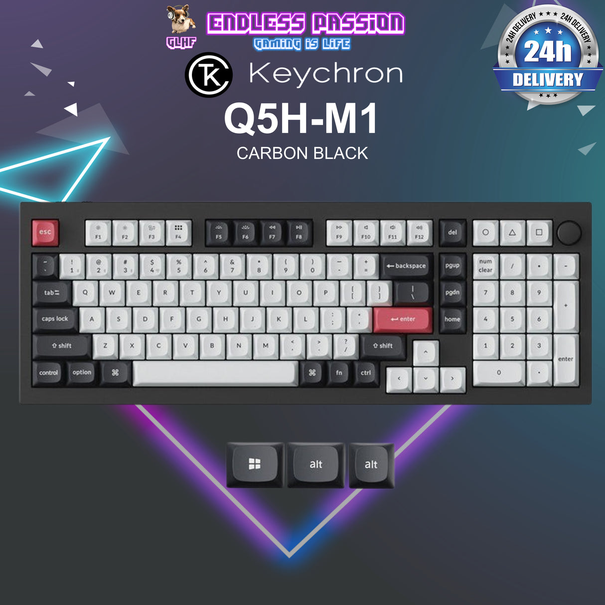 Keychron Q5 HE QMK Wireless Custom Keyboard