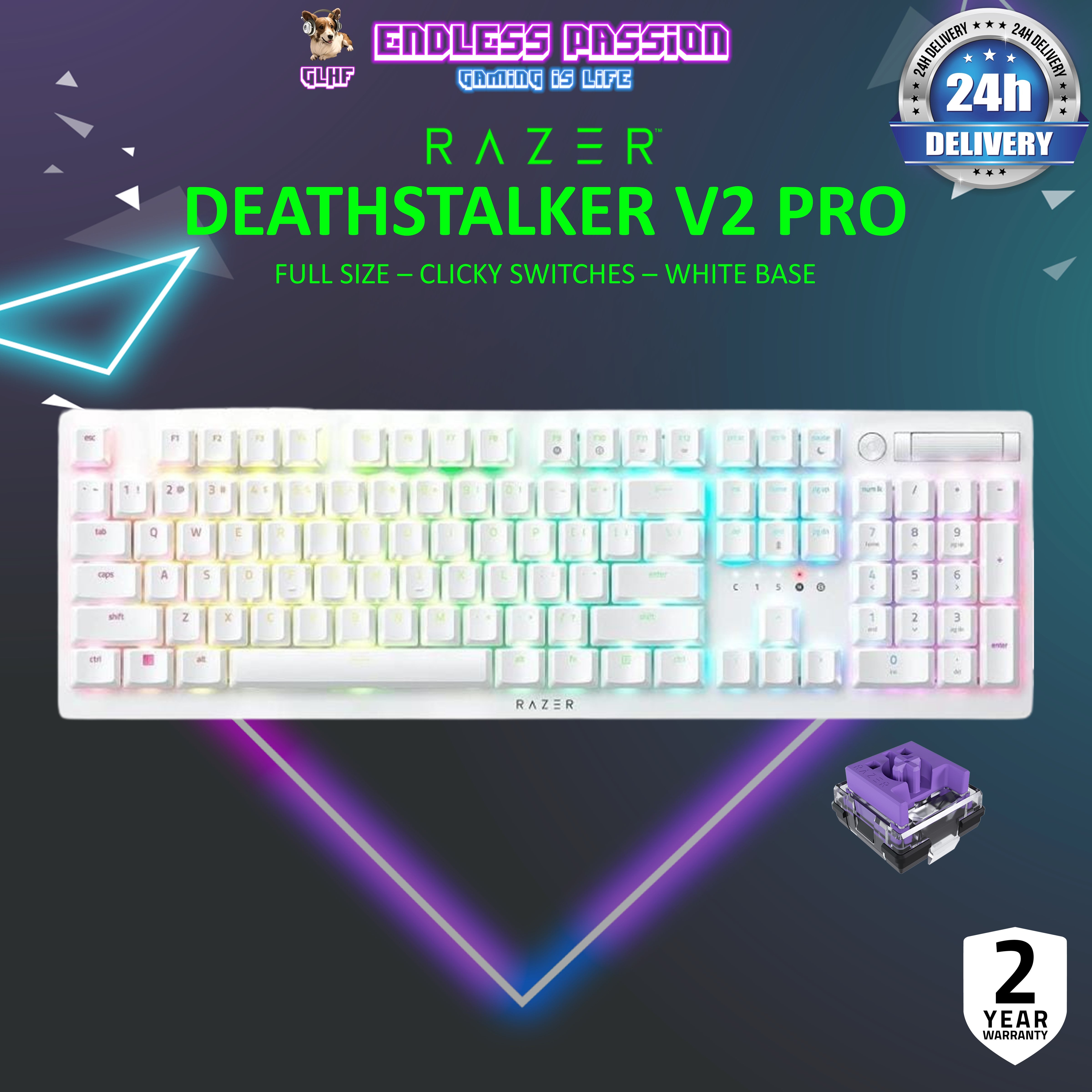 Razer DeathStalker V2 Pro Wireless Gaming Keyboard – Endless Passion