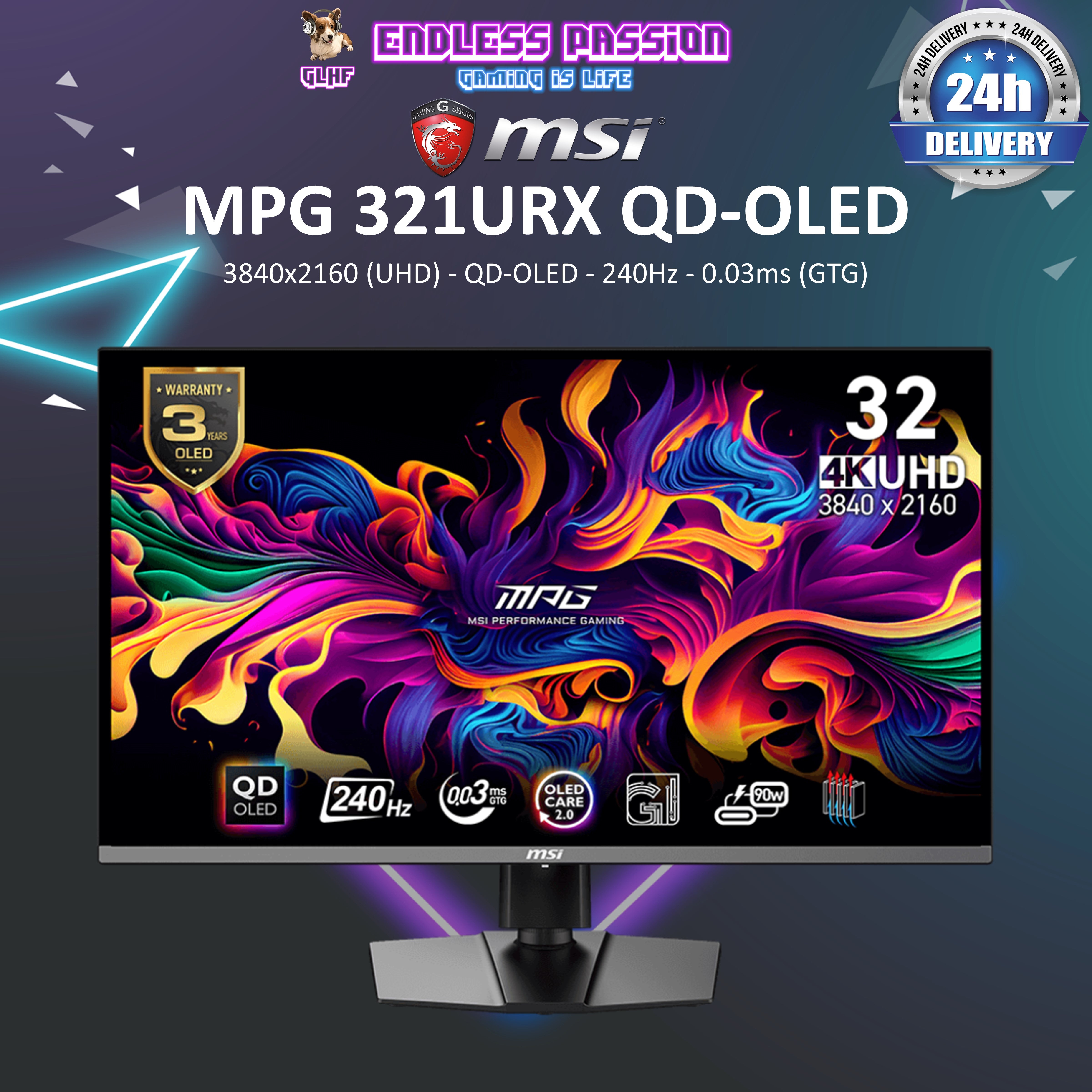 MSI MPG 321URX QD-OLED 32インチ MSI MPG321URXQDOLED 32