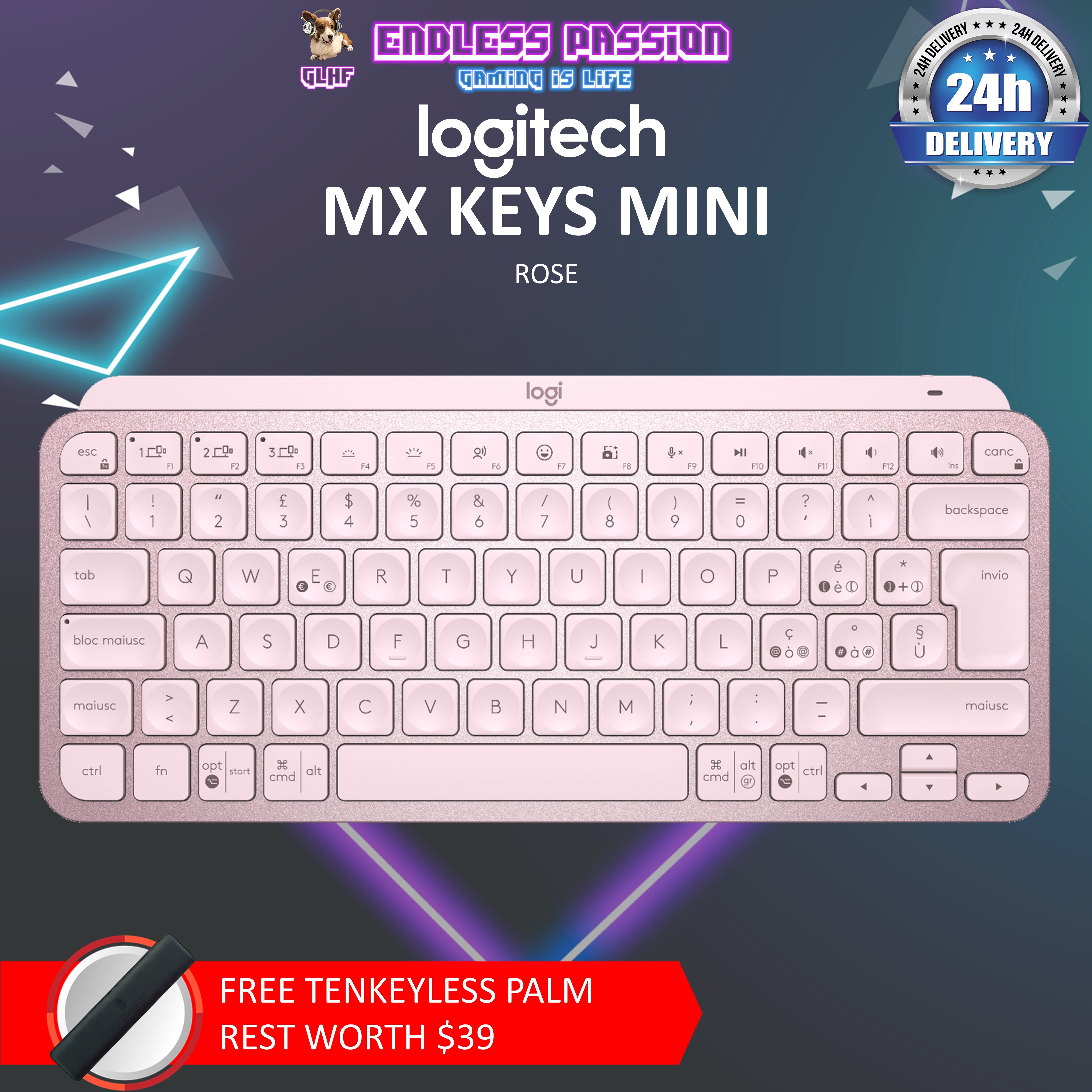 Logitech MX Keys Mini Minimalist Wireless Illuminated