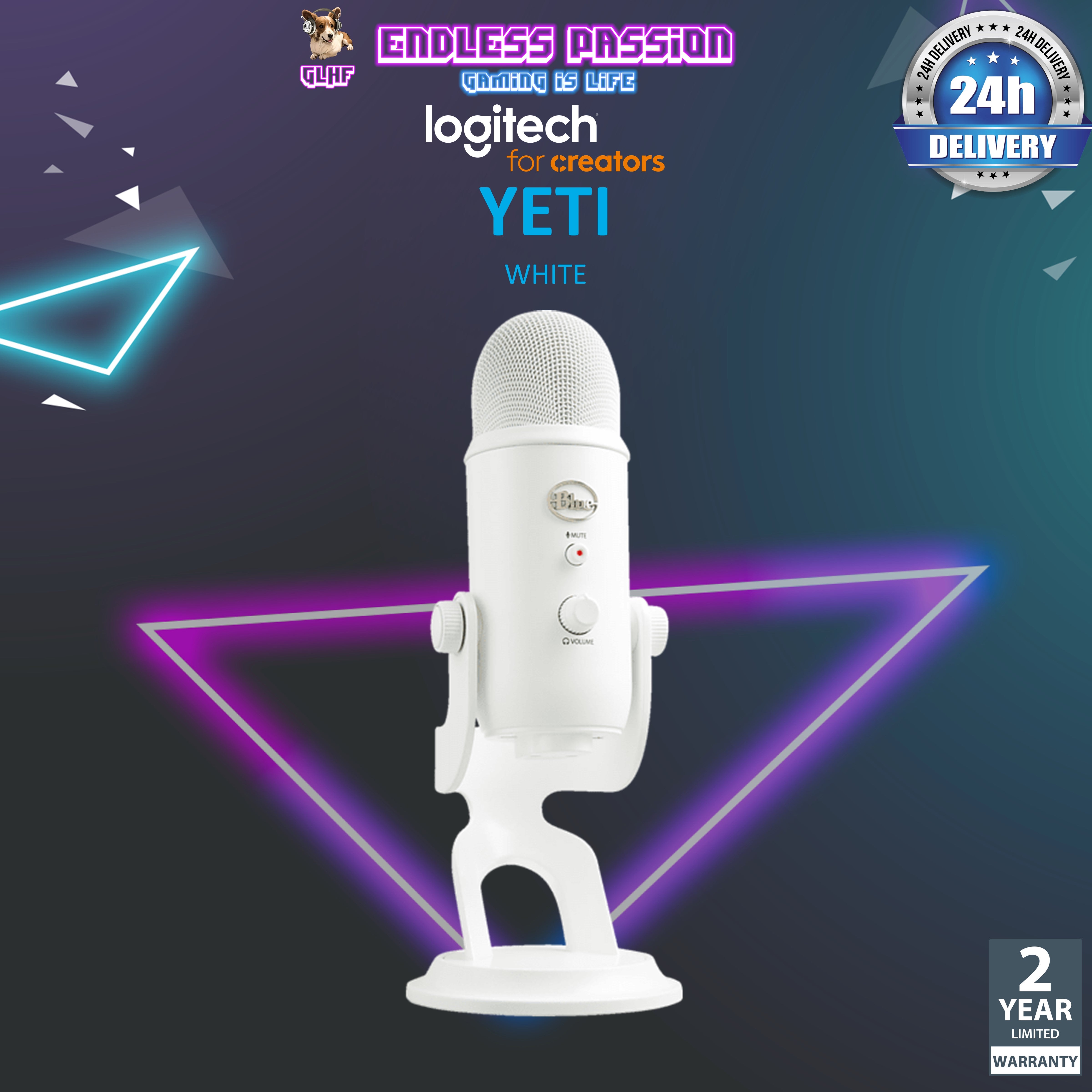 配信機器・PA機器・レコーディング機器 Logicool Blue Yeti Whiteout Amazon.com: Logitech for Creators Blue Yeti USB Microphone for
