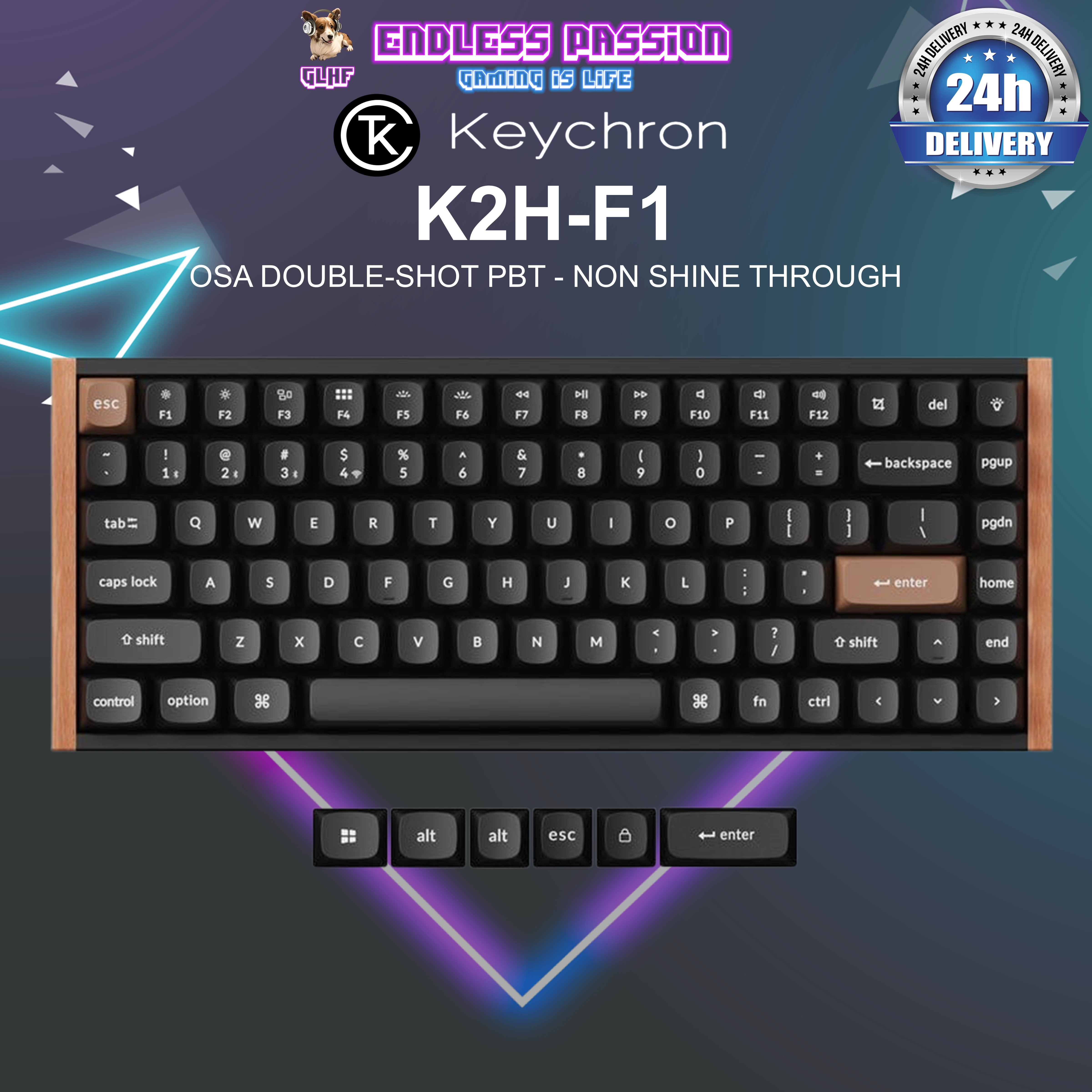 Keychron K2 HE Wireless Magnetic Switch Custom Keyboard – Endless