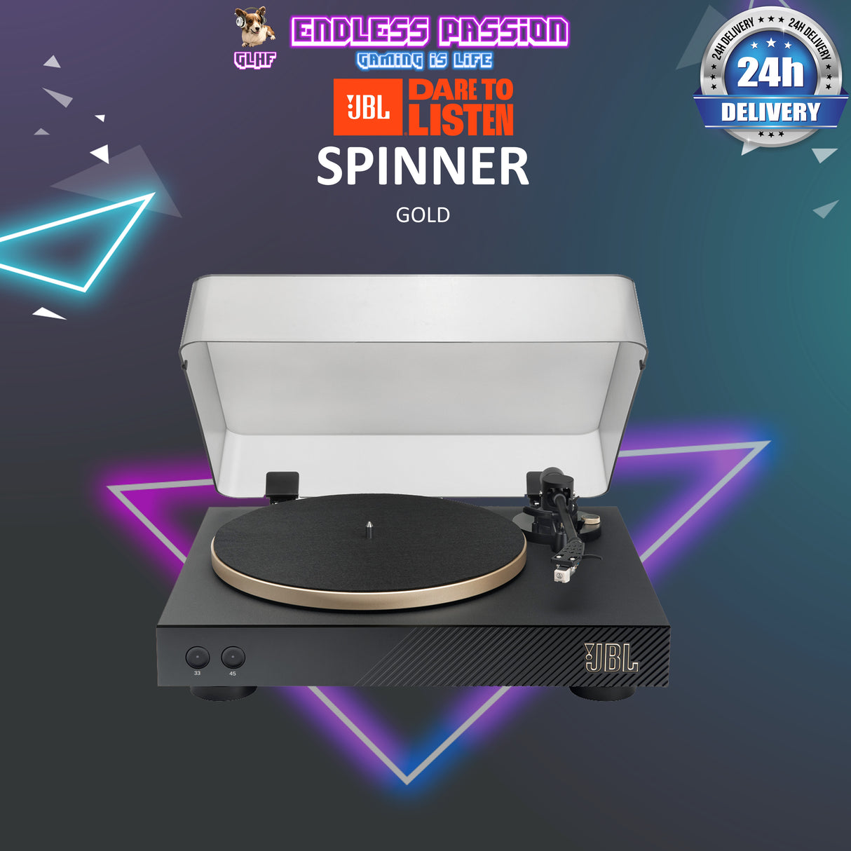 JBL Spinner Bluetooth TurnTable Player
