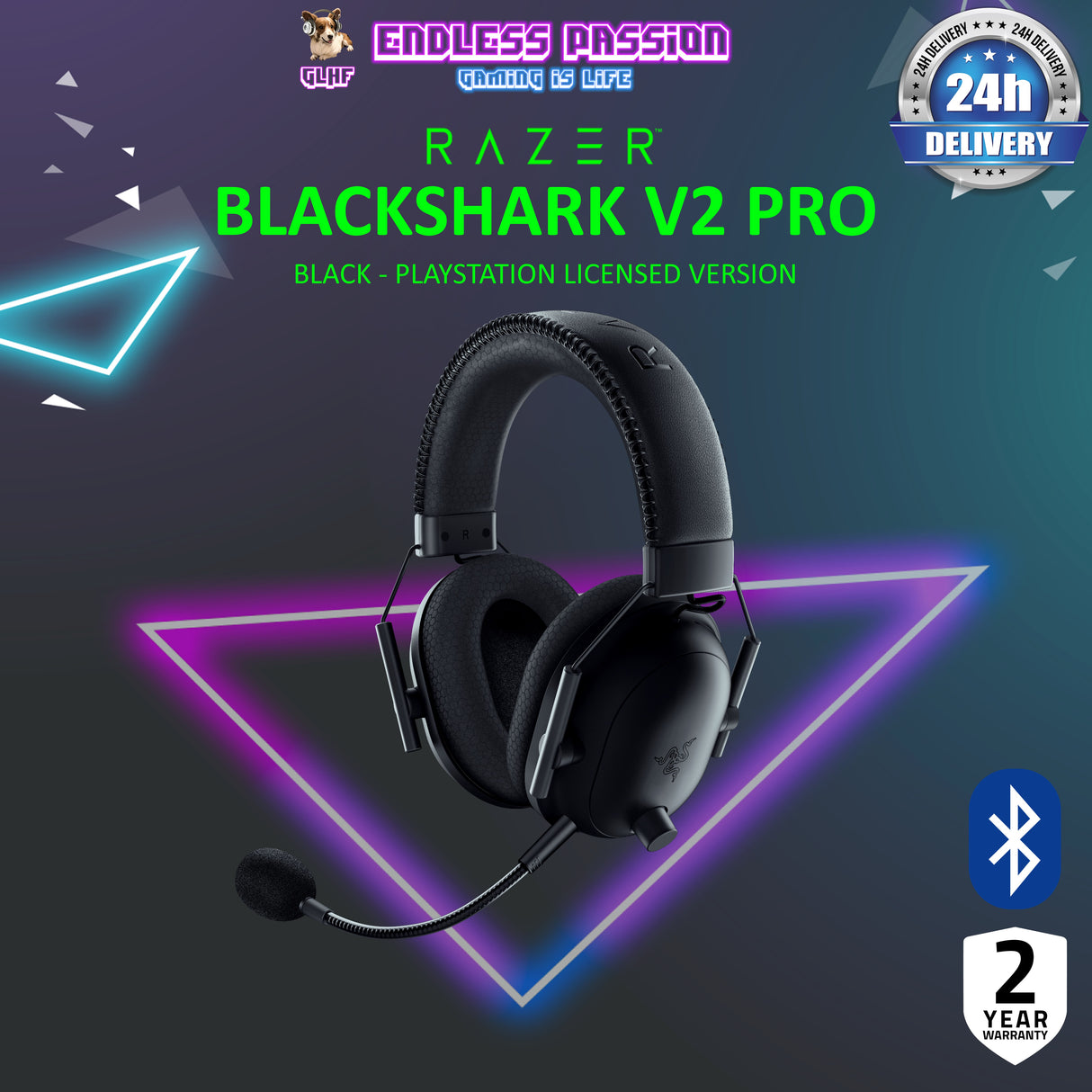 Razer BlackShark V2 Pro Wireless Gaming Headset for Playstation & Xbox