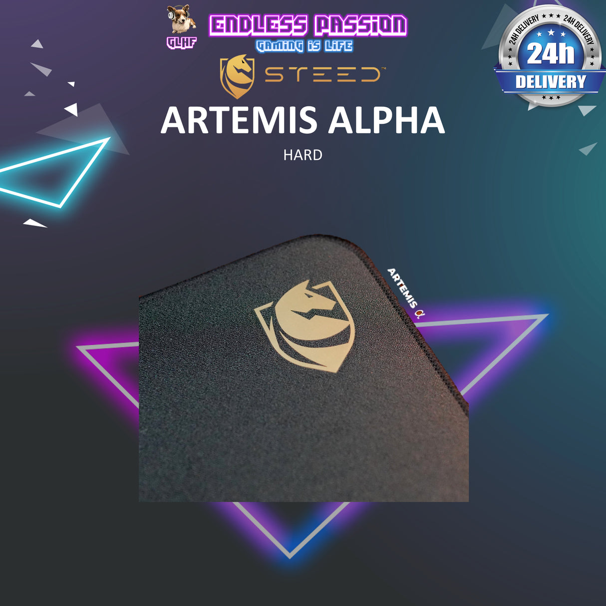Steed Artemis Artisanal Control Mousepad XL - Alpha & Beta