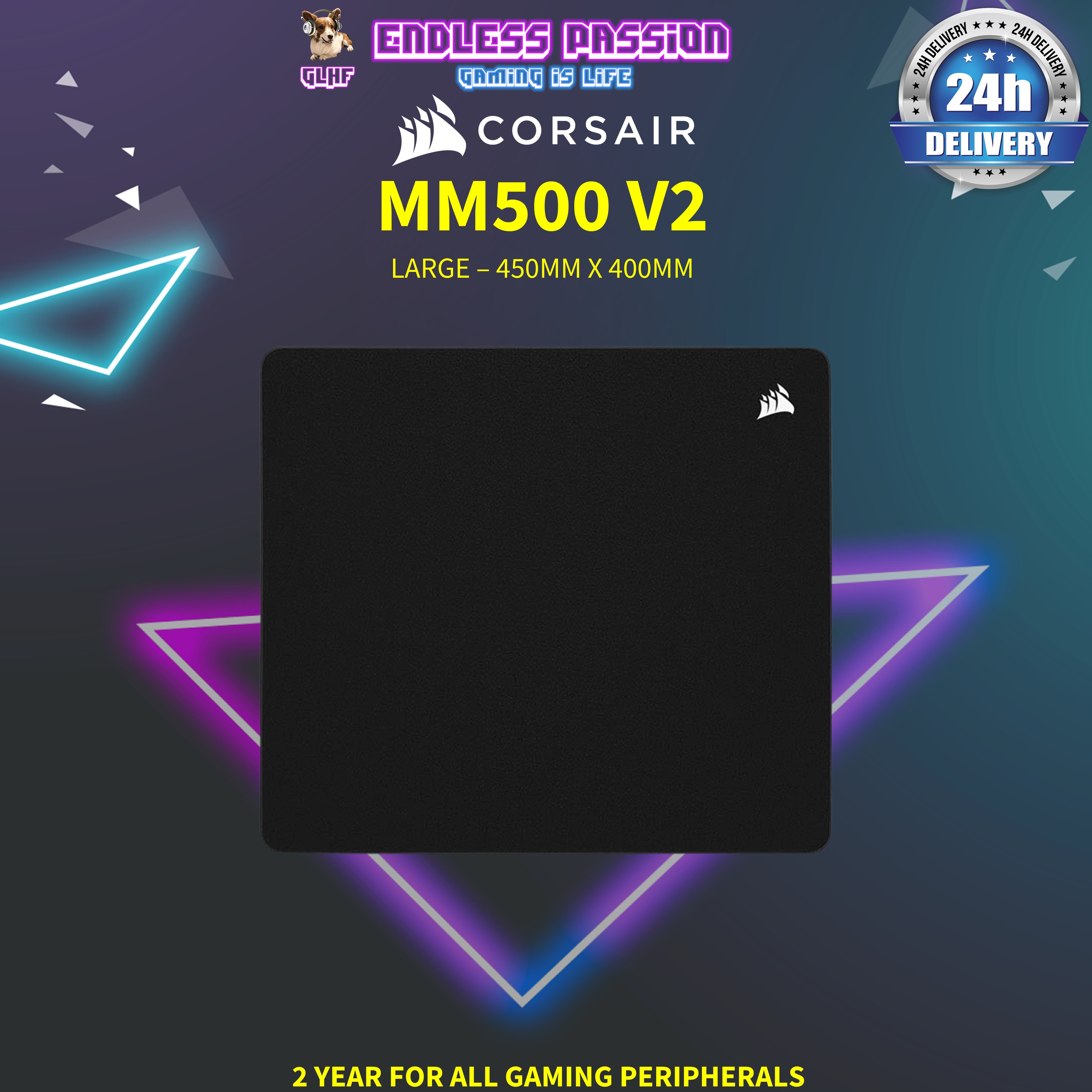 Corsair MM500 v2 Hybrid Cloth Gaming Mouse Pad – Endless Passion