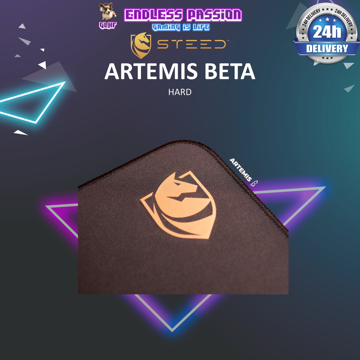 Steed Artemis Artisanal Control Mousepad XL - Alpha & Beta