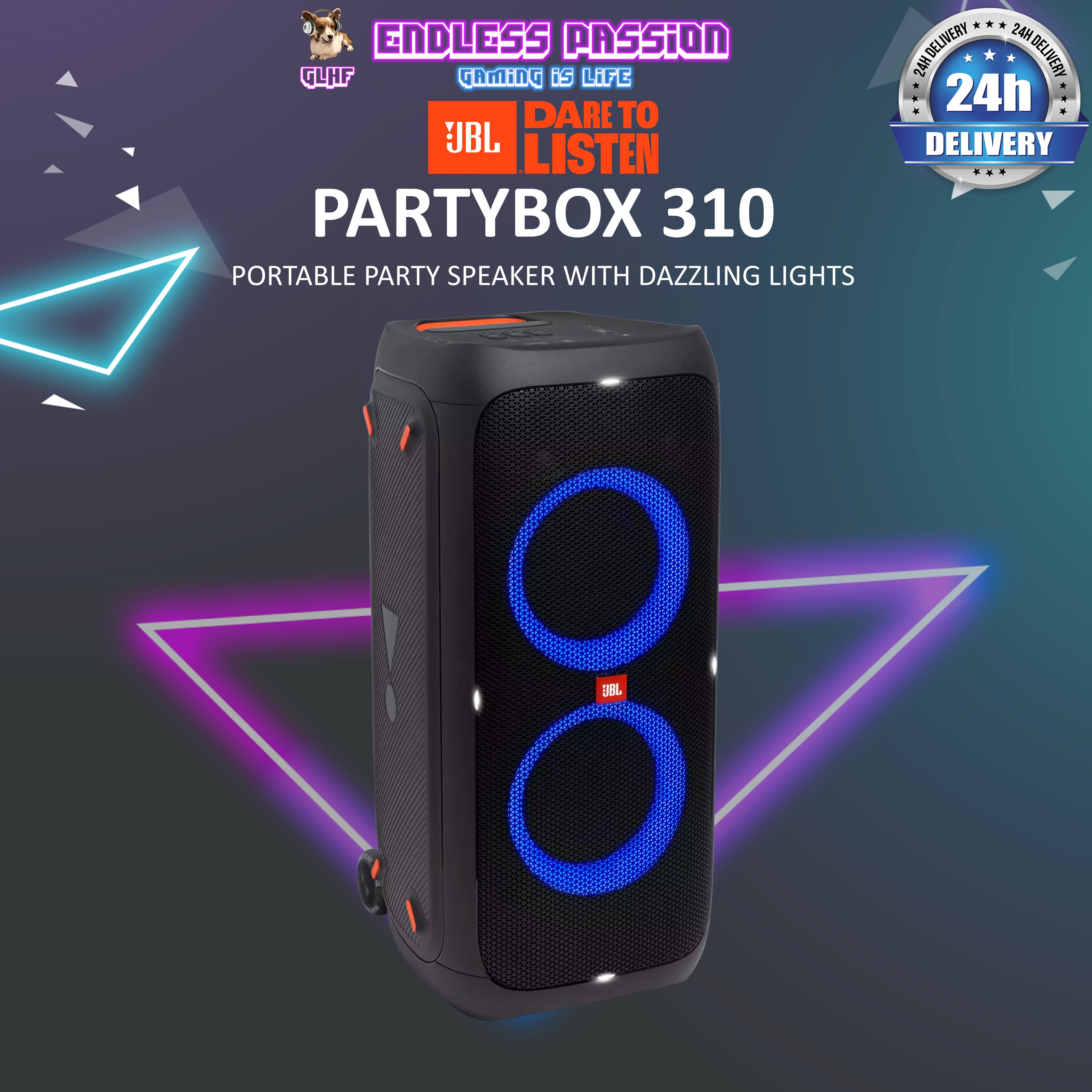 JBL PartyBox 310 Portable Party Speaker – Endless Passion
