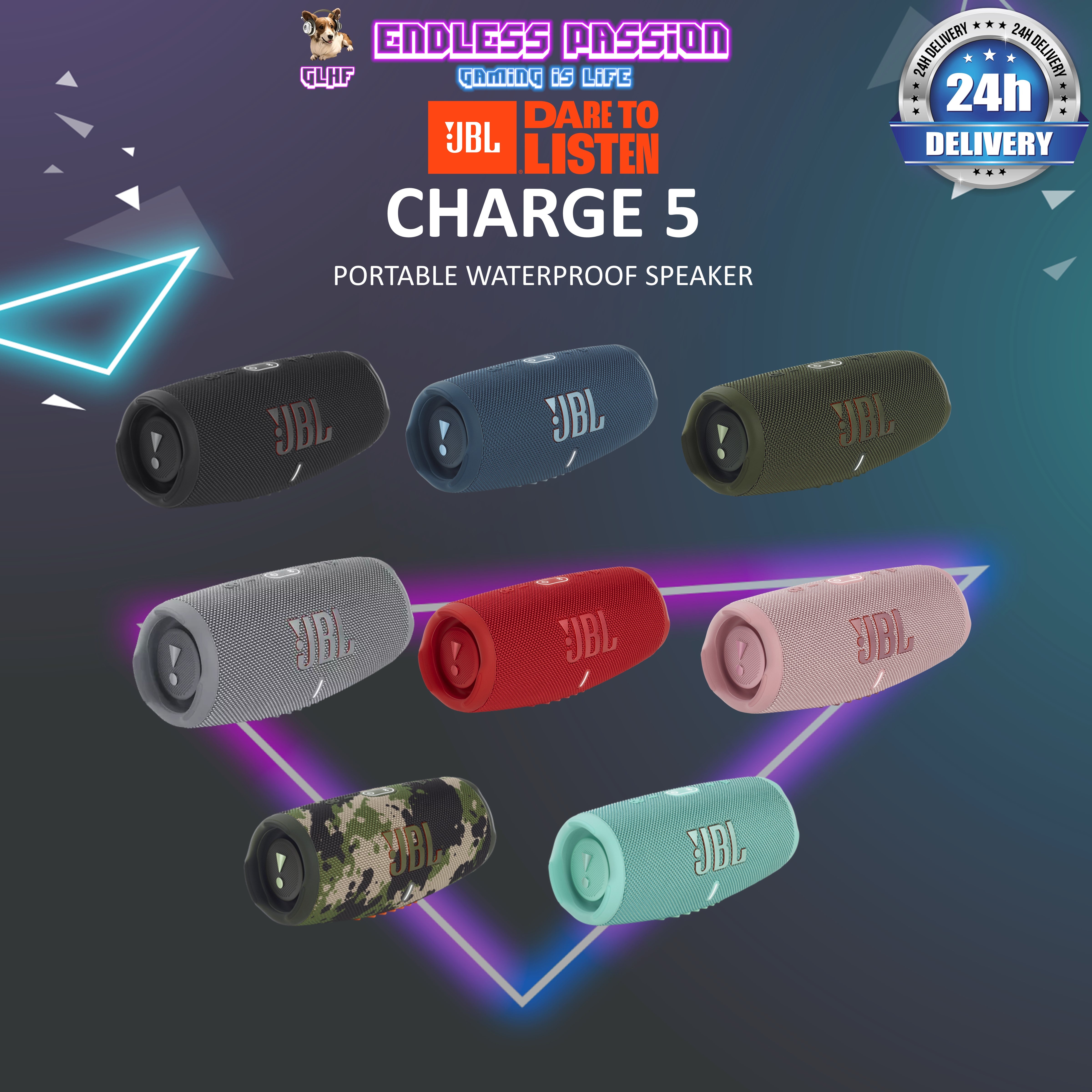 JBL Charge 5 Portable Bluetooth Speaker – Endless Passion