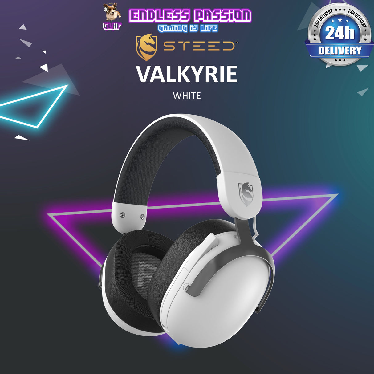 Steed Valkyrie - Wireless Low-Latency Gaming Headset