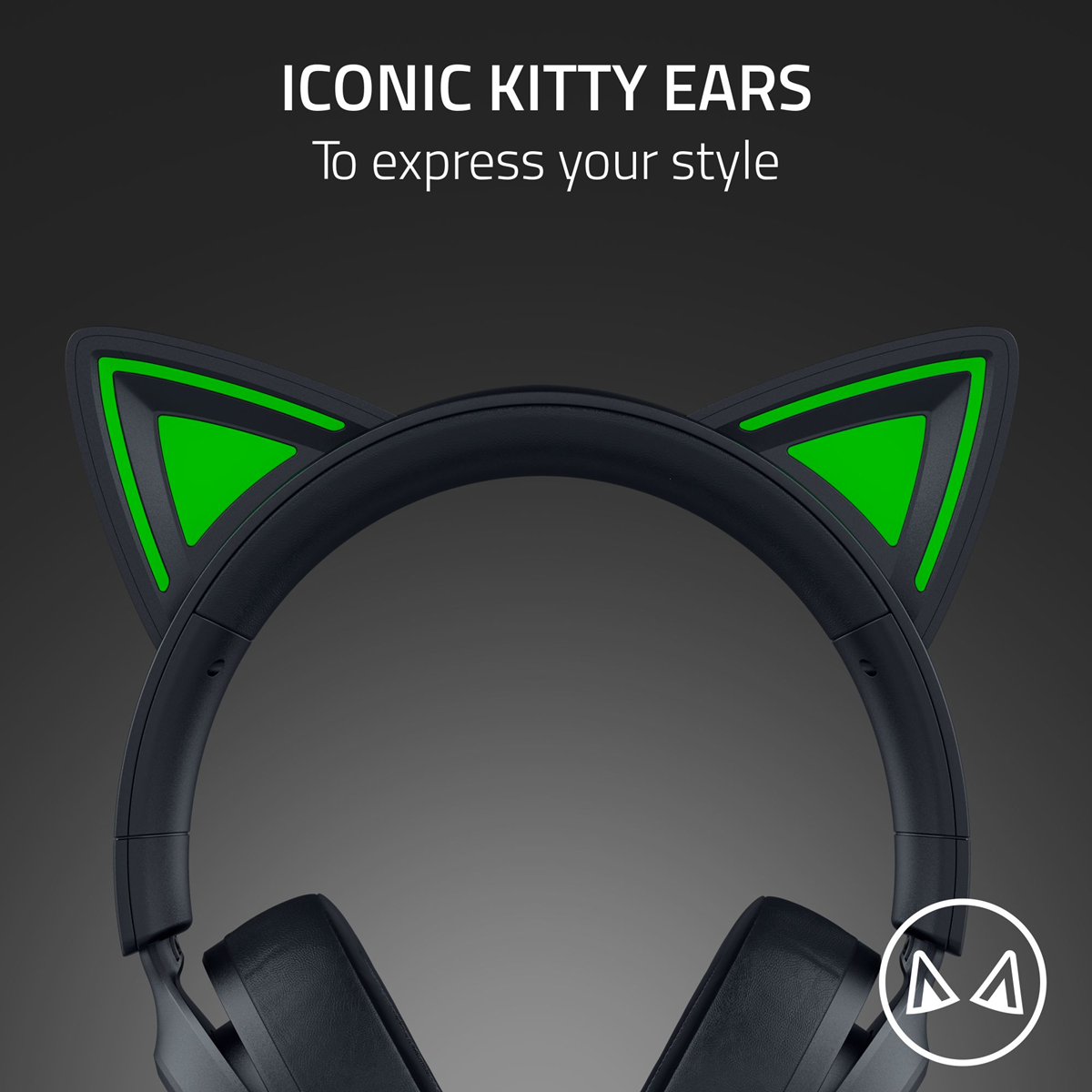 Razer Kraken Kitty V3 X - Wired Headset with Kitty Ears